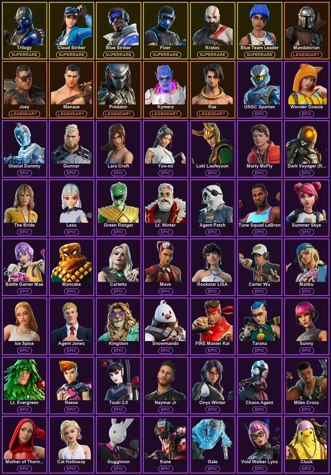 ๐ฎ 70 Skins โก Lvl 830 | Trilogy | Cloud Striker | Blue Striker ๐ 183 Wins โ image 2