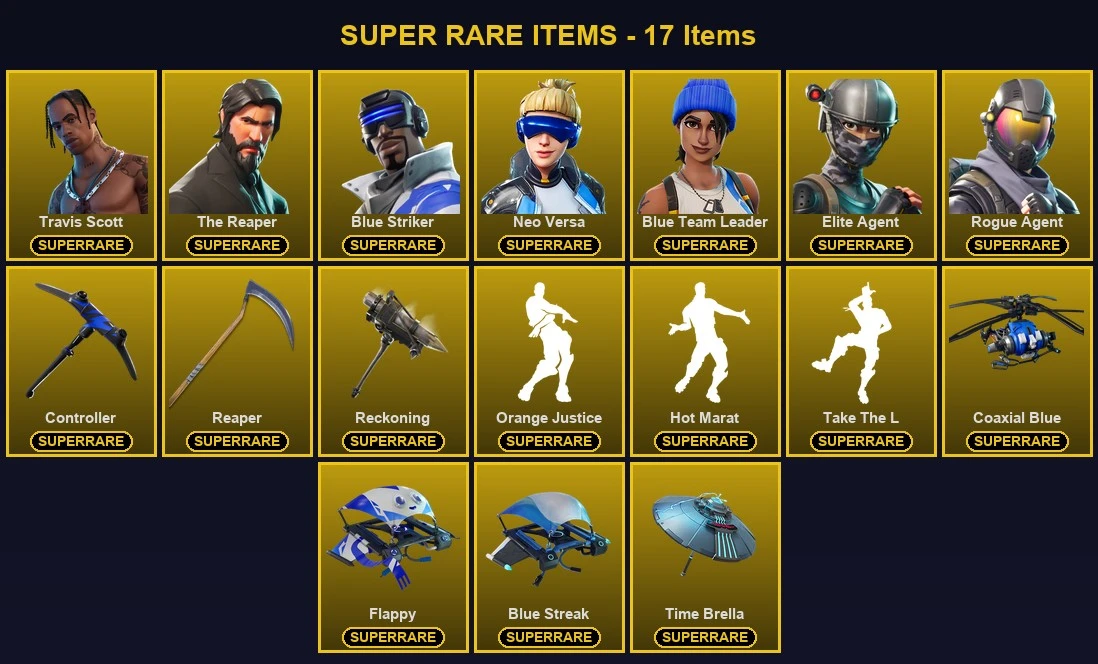 ๐ฎ 72 Skins ๐ 200 V-Bucks โก Lvl 898 | Travis Scott | The Reaper | Blue Striker ๐ 388 Wins โ image 1
