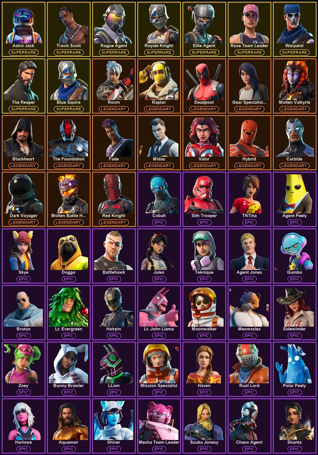 ๐ฎ 74 Skins ๐ 350 V-Bucks โก Lvl 866 | Astro Jack | Travis Scott | Rogue Agent ๐ 55 Wins โ image 2