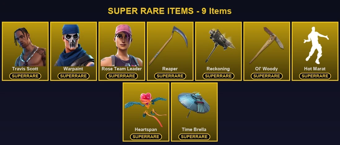 ๐ฎ 77 Skins ๐ 2450 V-Bucks โก Lvl 1017 | Travis Scott | Warpaint | Rose Team Leader ๐ 174 Wins โ image 1