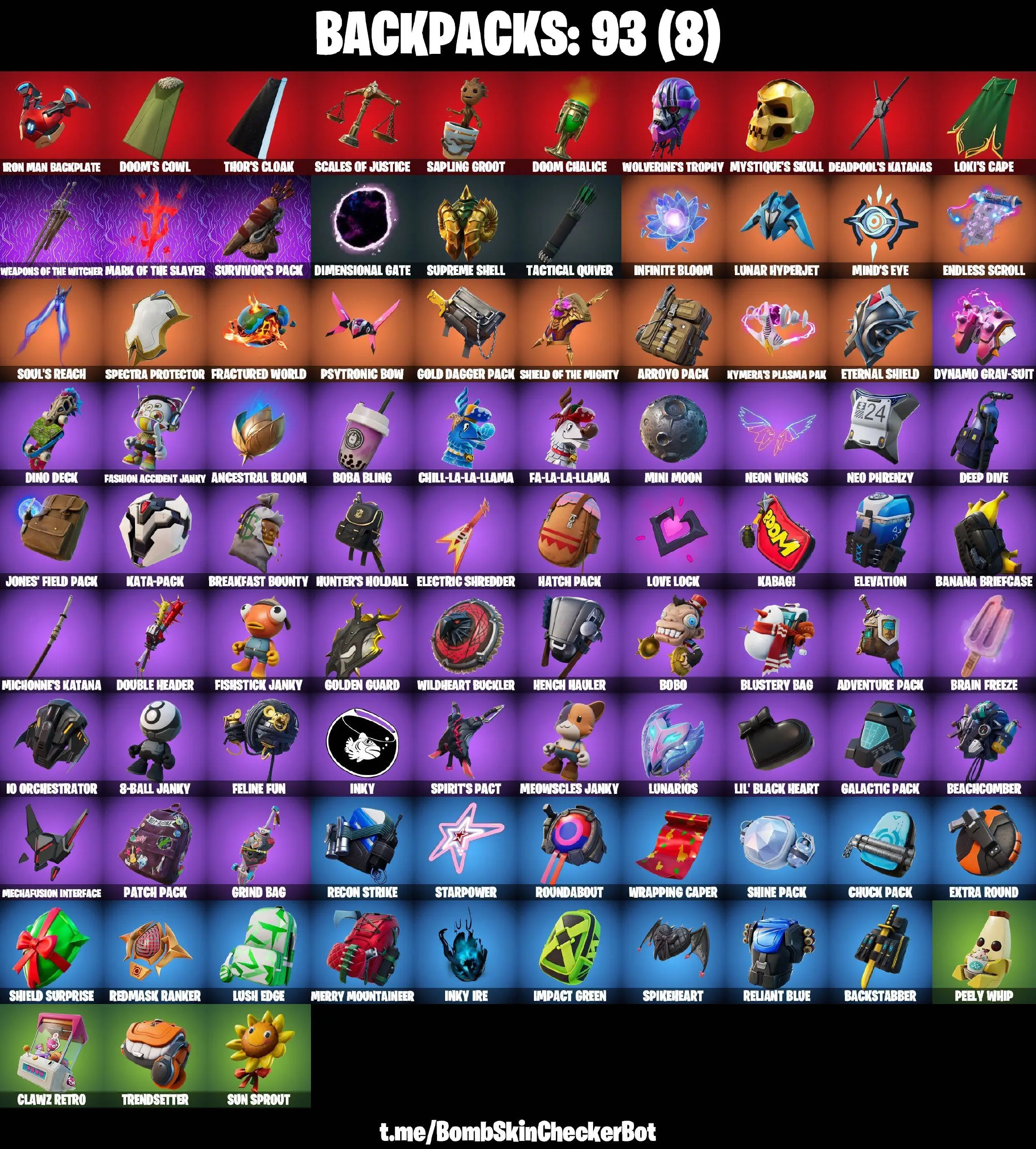 86 SKINS ⸱ LEVIATHAN AXE ⸱ JABBA SWITCHWAY ⸱ RAGE ⸱ VISION ⸱ NEO VERSA ⸱ IRIS ⸱ SURF WITCH ⸱ LEXA ⸱ AGENT PEELY ⸱ ETERNAL KNIGHT ⸱ TNTINA ⸱ MICHONNE ⸱ FADE ⸱ REBIRTH RAVEN ⸱ SKYE ⸱ MAYA ⸱ TNTINA ⸱ GREEN ARROW ⸱ LARA CROFT ⸱ CHANCE — image 5