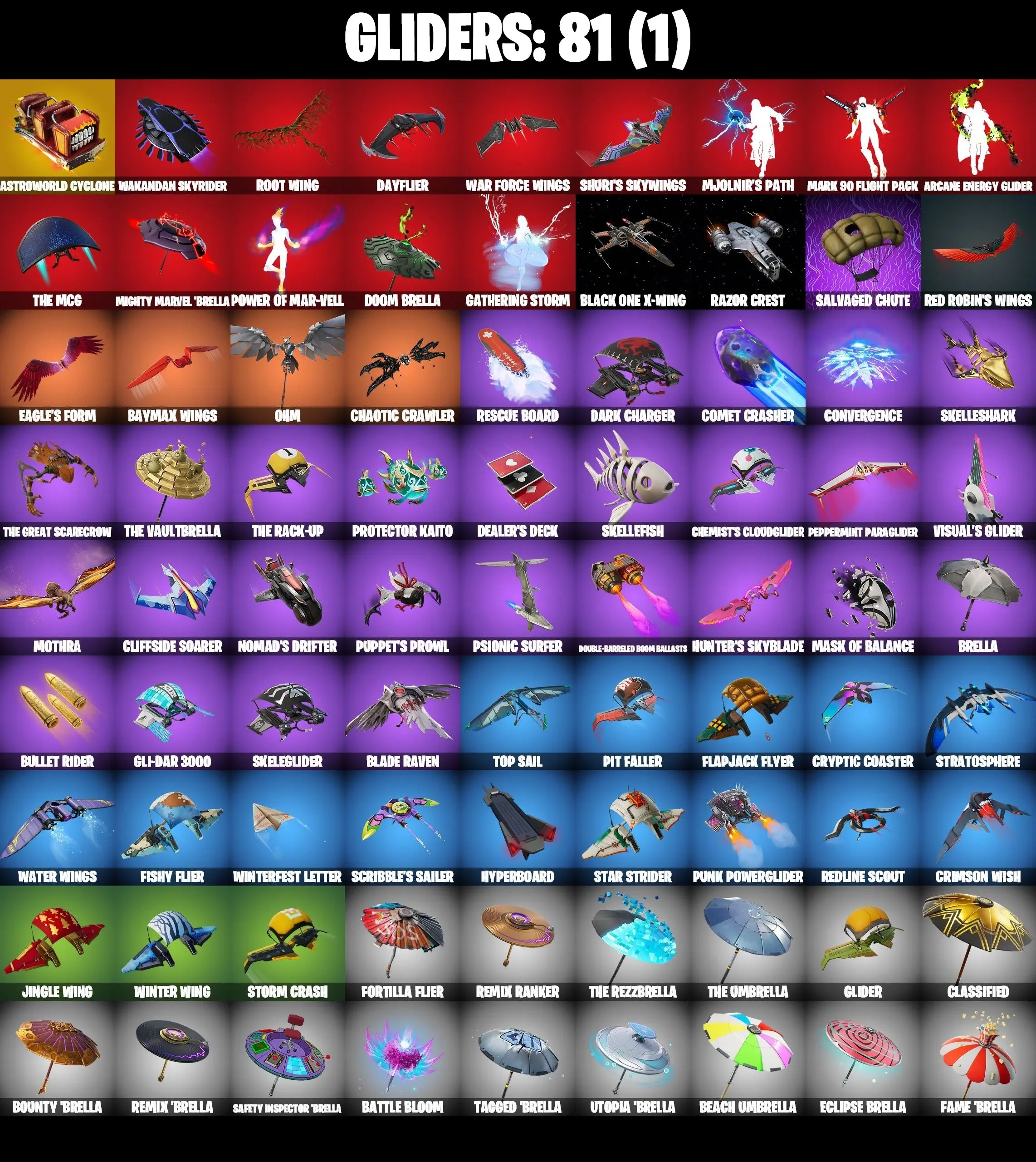 89 SKINS ⸱ ARMORED KRATOS ⸱ LAUGH IT UP ⸱ BLADE ⸱ BLACK MANTA ⸱ PEELY BONE ⸱ SKULL TROOPER ⸱ GHOUL TROOPER ⸱ LEXA ⸱ DARYL DIXON ⸱ MIDAS REX ⸱ UNPEELY ⸱ FADE ⸱ MENACE ⸱ THE JOKER ⸱ VENOM ⸱ JOHN WICK ⸱ RAVEN ⸱ PLAYBOI CARTY ⸱ BLACK — image 4