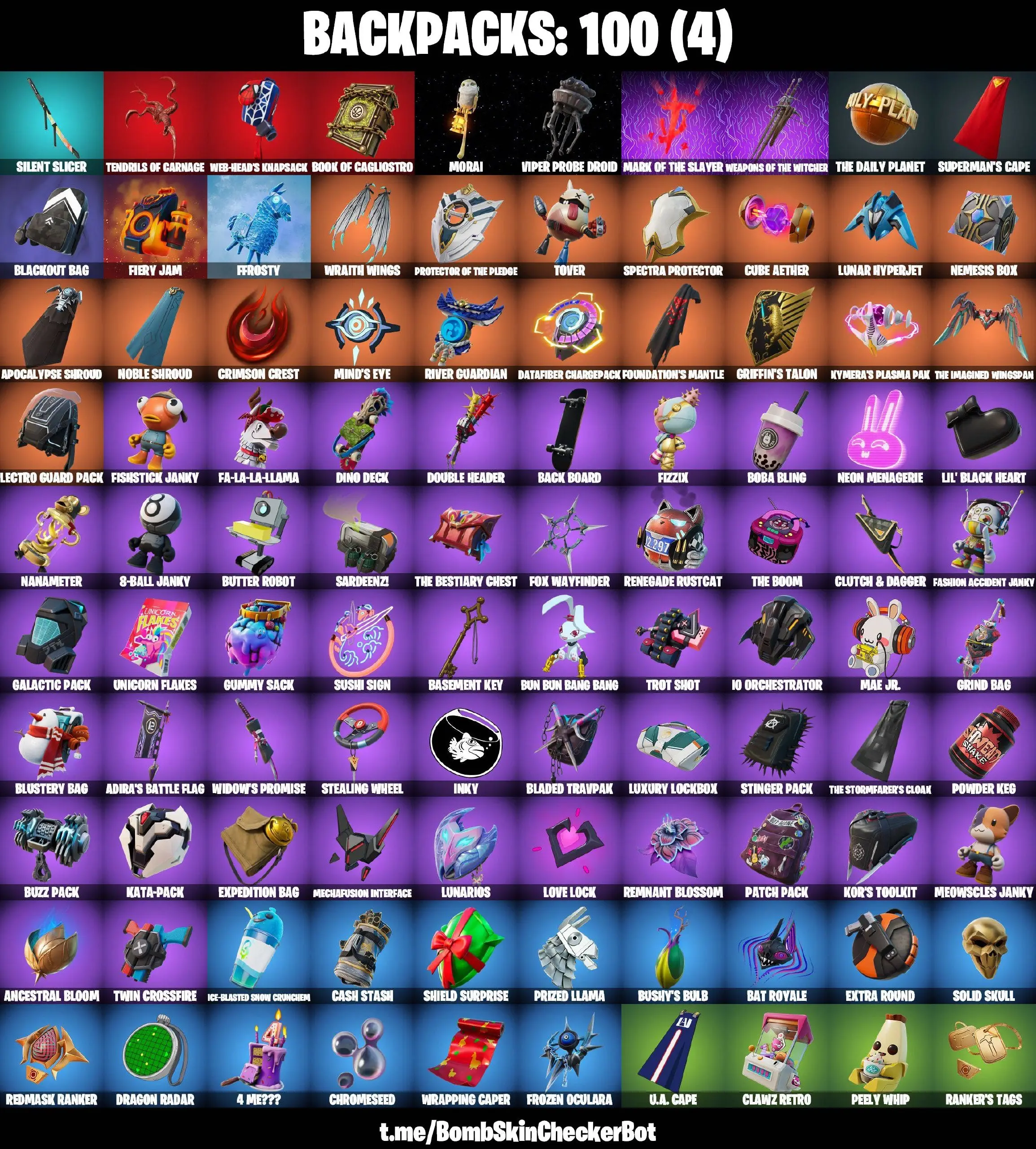90 SKINS ⸱ SPIDER-MAN ⸱ DARTH VADER ⸱ RUBY SHADOWS -POLAR PEELY ⸱ KADO THORNE ⸱ MEOW SKULLS ⸱ HELSIE ⸱ DUSTY ⸱ DIZZIE ⸱ KYMERA ⸱ GOOD GUY ⸱ STEADY ⸱ LOVE IT ⸱ KOR ⸱ SNAP ⸱ GERALT ⸱ DOOM SLAYER — image 5