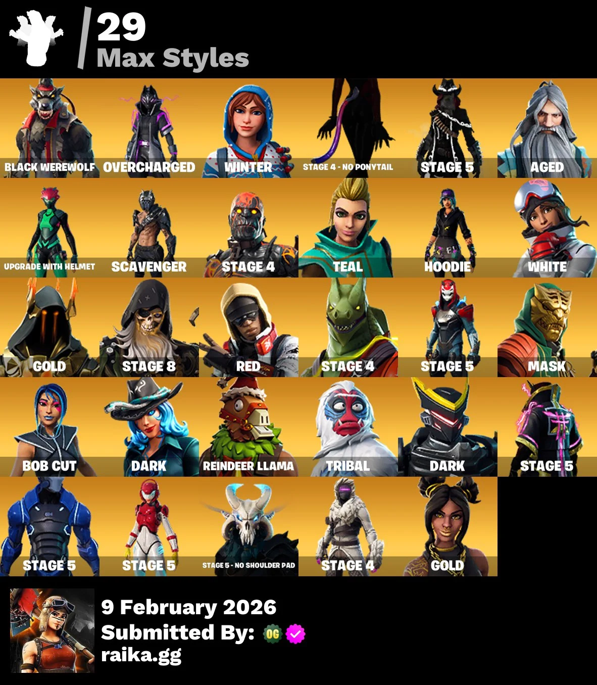 95 SKINS | ROYALE KNIGHT | OG STW | BLACK WIDOW | CANDY AXE — image 8