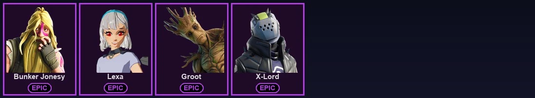 ๐ฎ 96 Skins ๐ 700 V-Bucks โก Lvl 1848 | Hybrid | Joey | Menace ๐ 299 Wins โ image 3