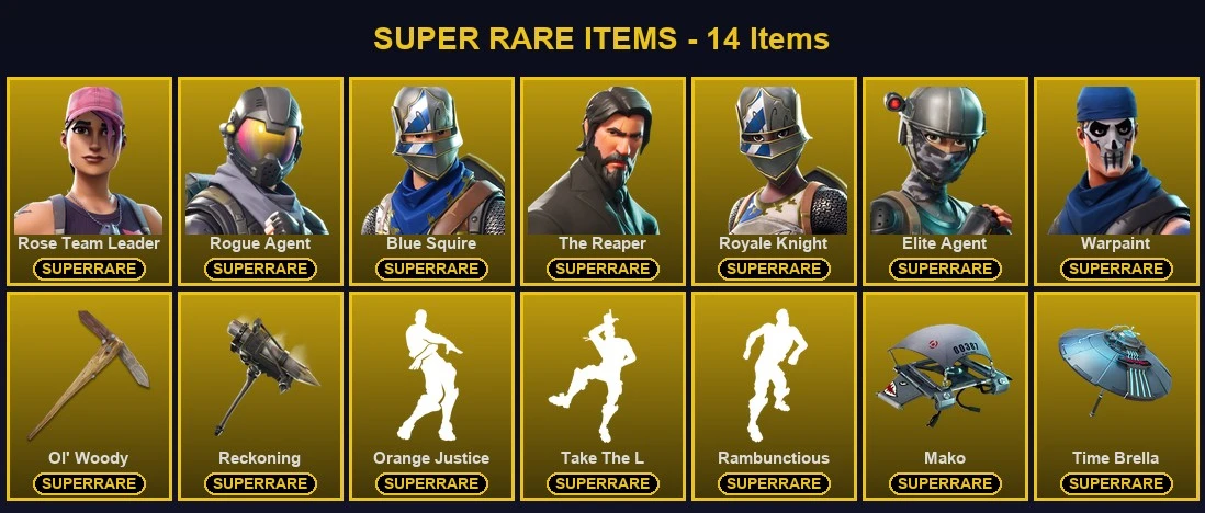๐ฎ 98 Skins ๐ 250 V-Bucks โก Lvl 1264 | Rose Team Leader | Rogue Agent | Blue Squire ๐ 154 Wins โ image 1