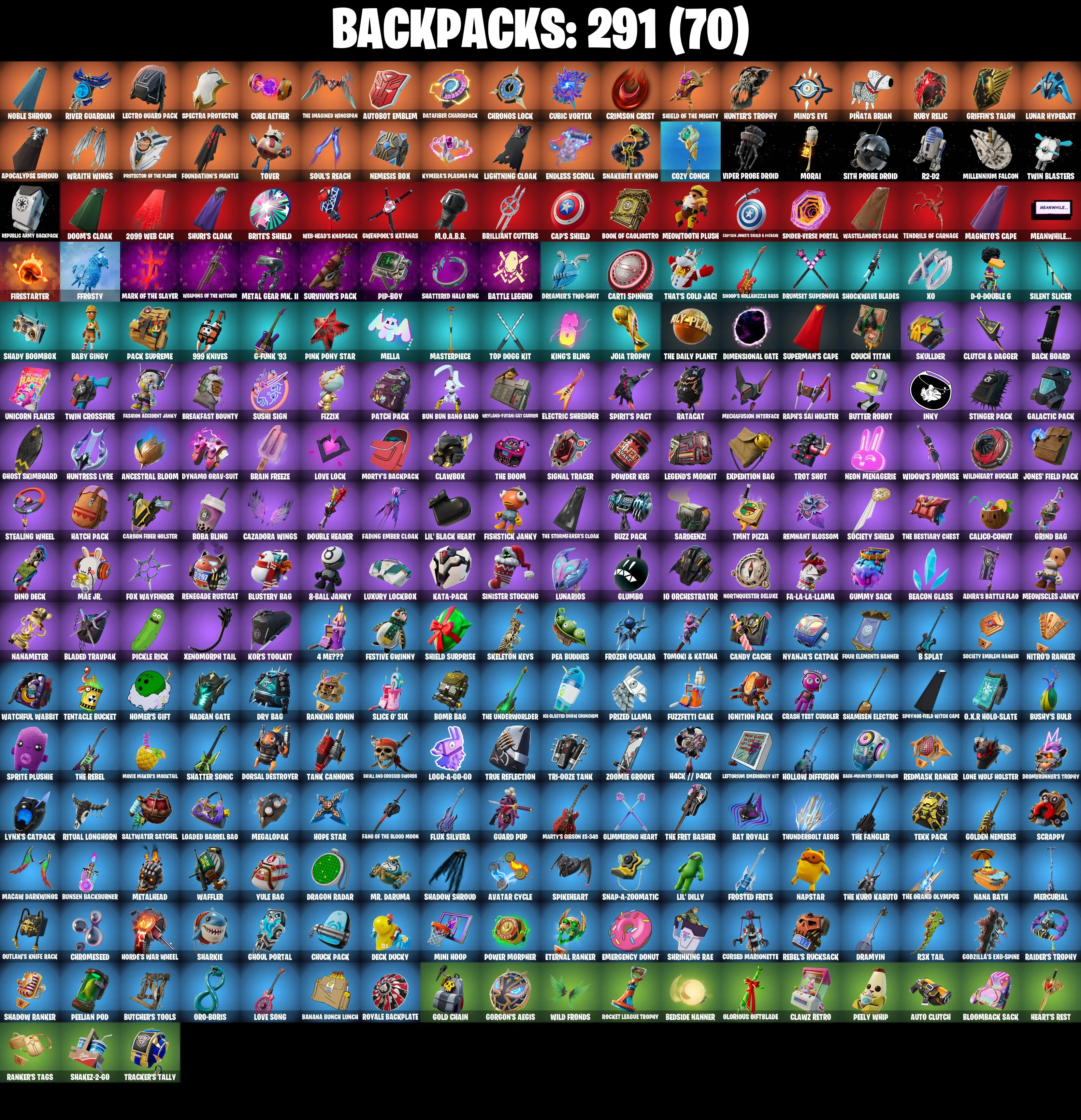 (PC/PSN/XBOX) 217 SKINS π° Master Chief (Matte Black) π° Era π° Zeus π° Spectra Knight π° Joey π° Raz π° Mizuki π° Spire Assassin π° 400 V-Buck PARENTAL CONTROL β image 5