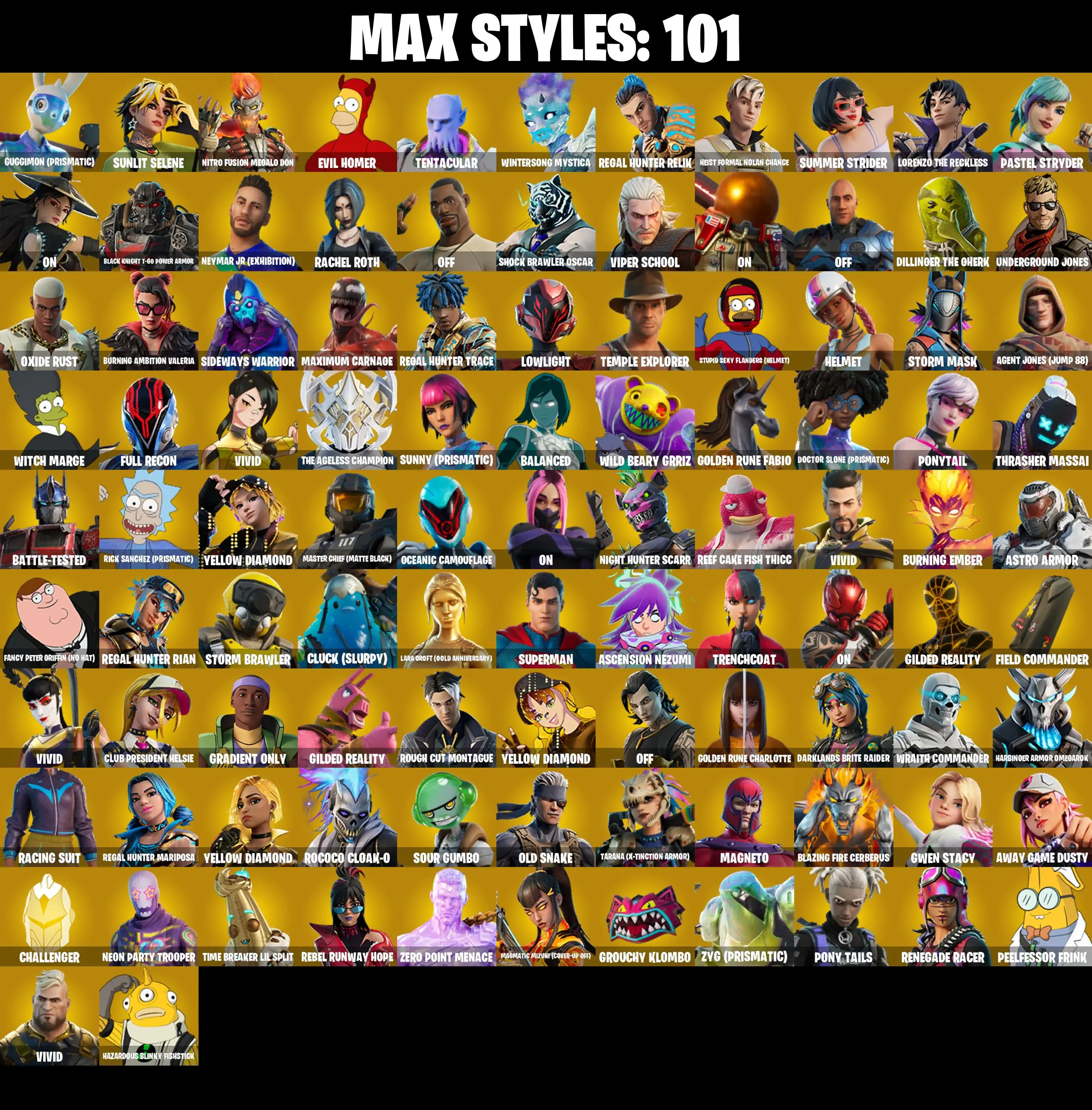 (PC/PSN/XBOX) 217 SKINS π° Master Chief (Matte Black) π° Era π° Zeus π° Spectra Knight π° Joey π° Raz π° Mizuki π° Spire Assassin π° 400 V-Buck PARENTAL CONTROL β image 3