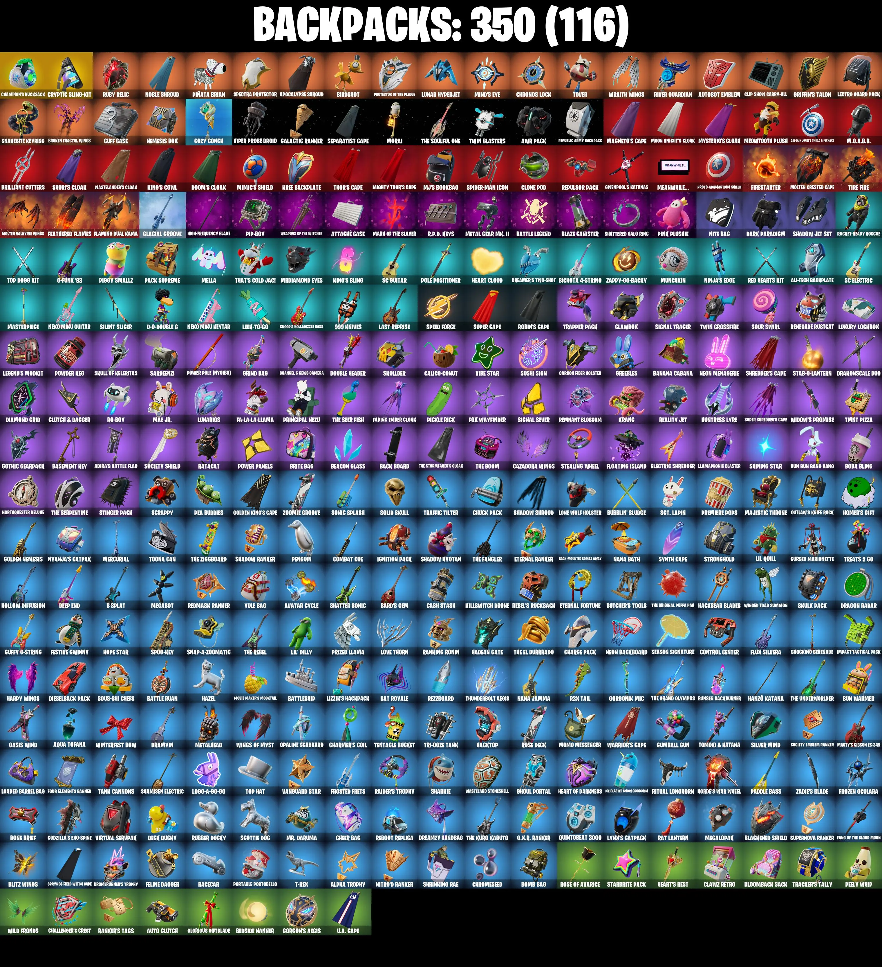 (PC/XBOX) 285 SKINS π₯ Master Chief π₯ Aloy π₯ Leon S. Kennedy π₯ FNCS Renegade π₯ Subzero Cryptic π₯ Peter Griffin π₯ Valeria π₯ Zeus π₯ 100 V-Bucksπ₯ PARENTAL CONTROLS β image 3