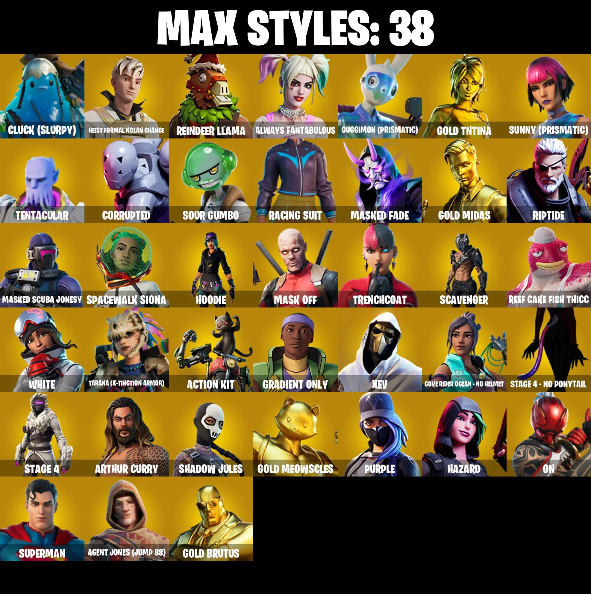 π₯ EXCLUSIVE OFFER π₯(PC/XBOX) 141 SKINS π« Travis Scott β‘οΈ Astro Jack π Gold TNTina β‘οΈ Gold Midas π Gold Meowscles β‘οΈ Gold Brutus π Naruto Uzumaki β‘οΈ Tart Tycoon | 400 V-Buck | PARENTAL CONTROLS β image 3