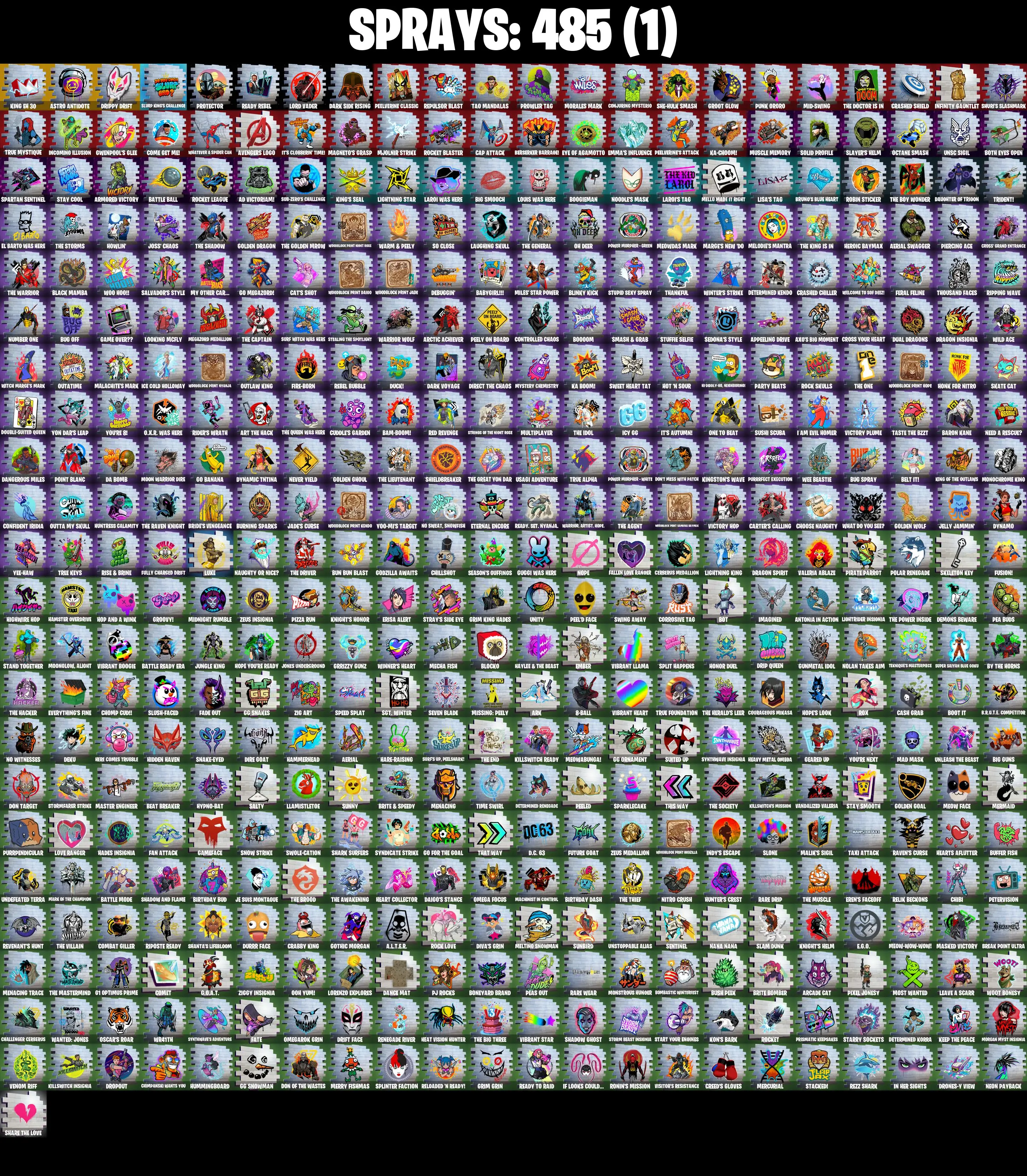 (PC/PSN) 290 SKINS π₯ Renegade Raider π₯ Heron Stance Hero π₯ Unchained Ramirez π₯ Mizuki π₯ The Ageless π₯ Omegarok π₯ Valeria π₯ 650 VB π₯ PARENTAL CONTROLS β image 8