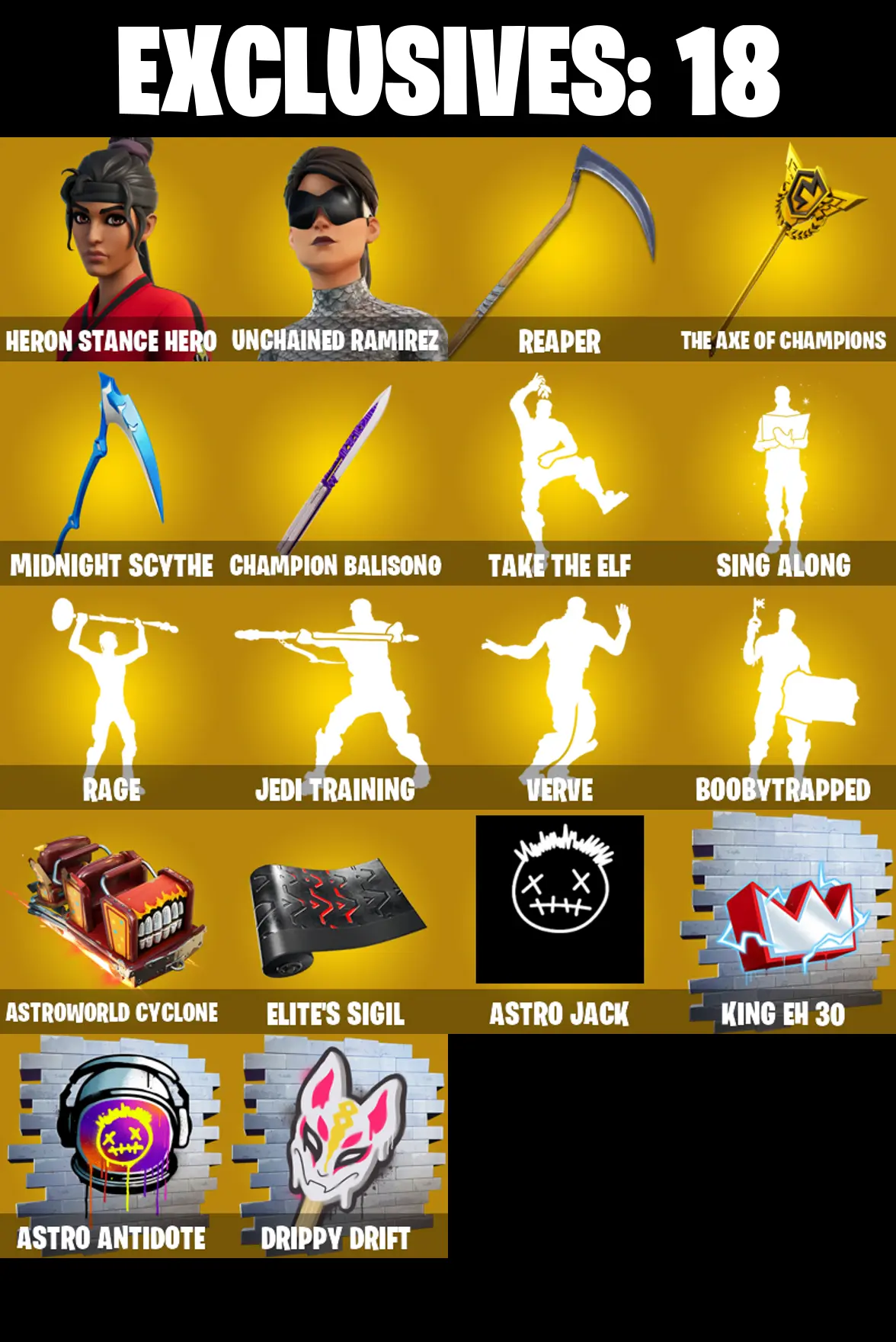(PC/PSN) 290 SKINS π₯ Renegade Raider π₯ Heron Stance Hero π₯ Unchained Ramirez π₯ Mizuki π₯ The Ageless π₯ Omegarok π₯ Valeria π₯ 650 VB π₯ PARENTAL CONTROLS β image 1