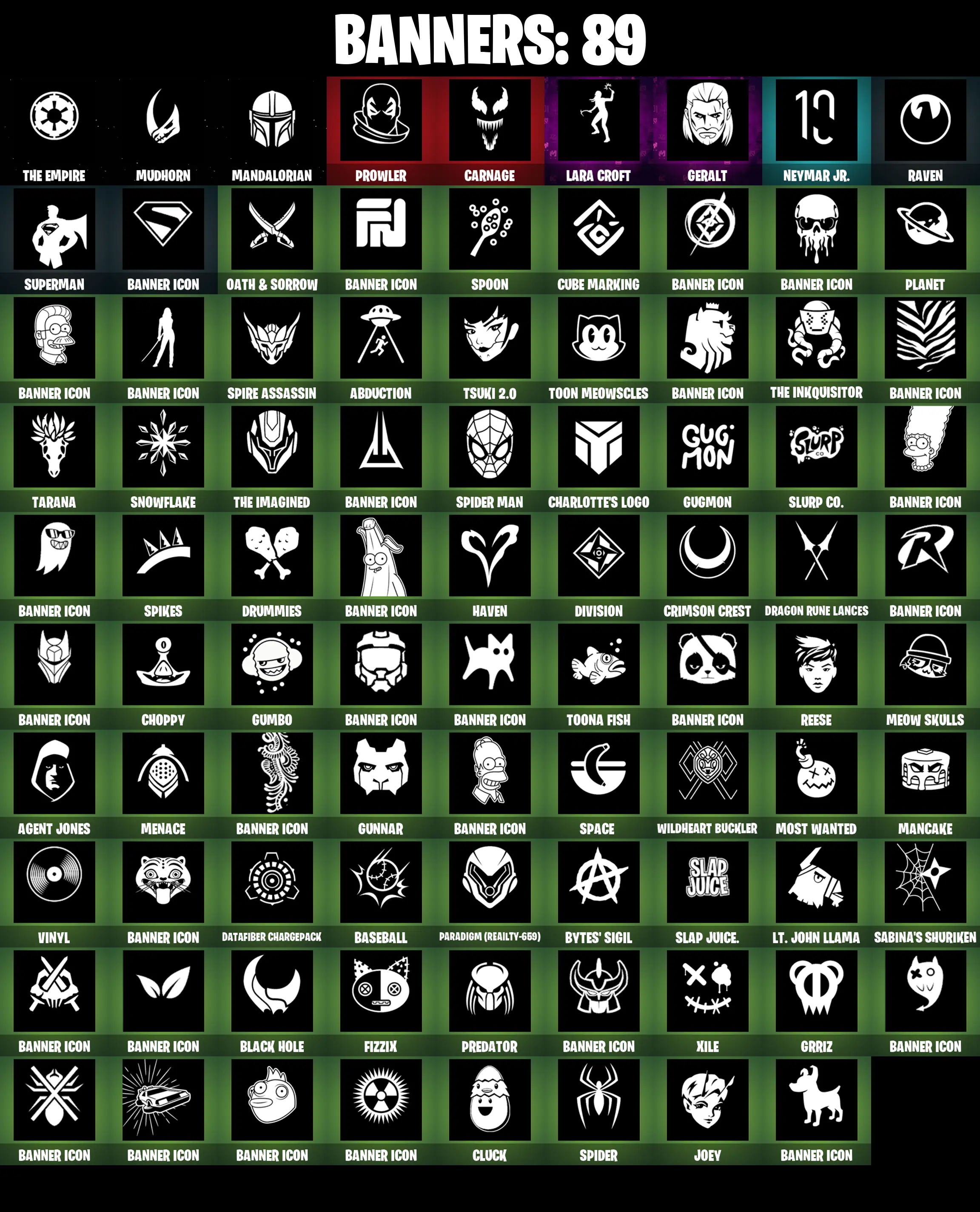 (PC/XBOX) 94 SKINS π₯ Wildcat π₯ Torin π₯ The Foundation π₯ Kymera π₯ Menace π₯ Paradigm (Reality-659) π₯ Predator π₯ Spire Assassin π₯ Raz π₯ 950 V-Buck | PARENTAL CONTROLS β image 5