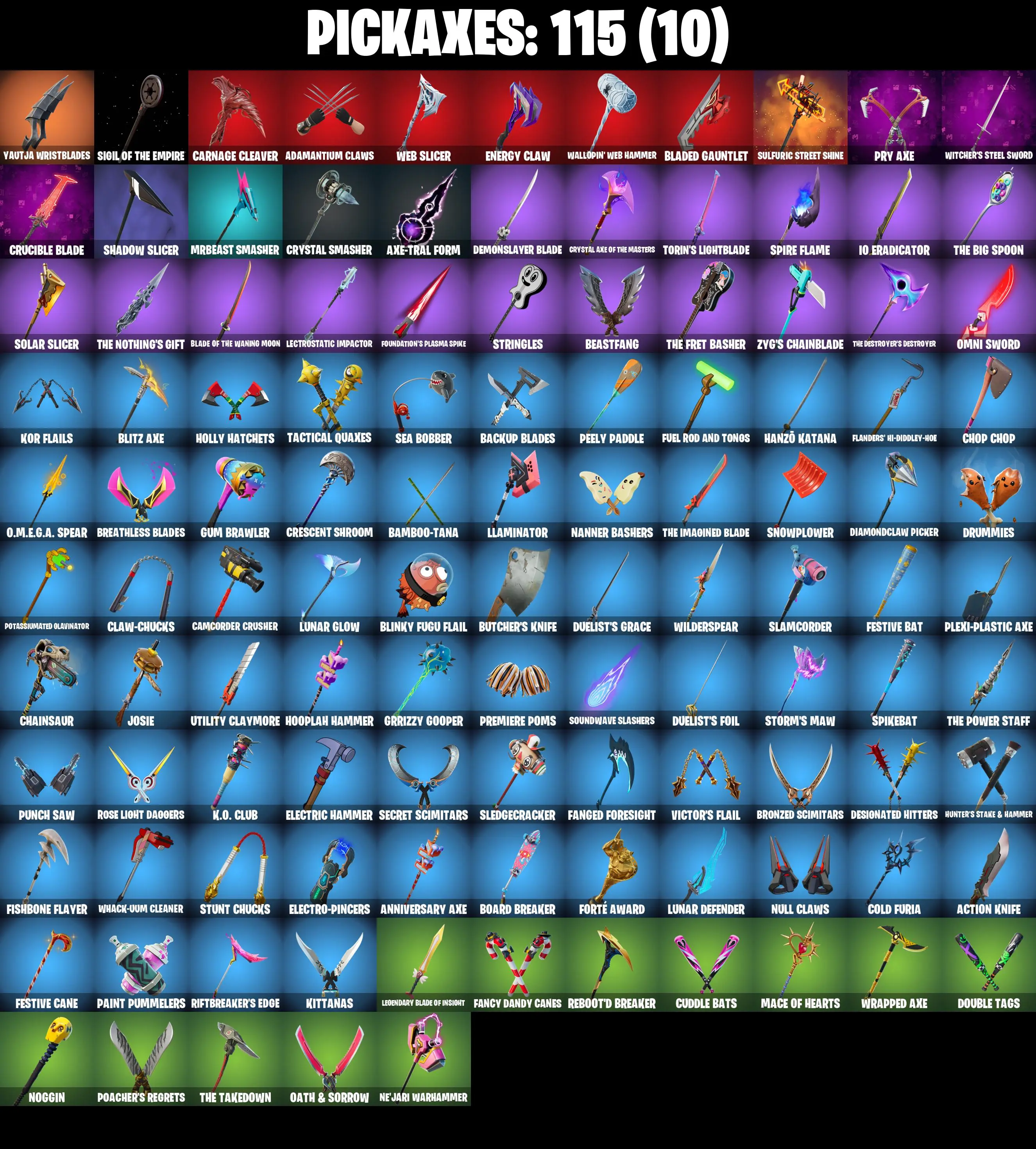 (PC/XBOX) 94 SKINS π₯ Wildcat π₯ Torin π₯ The Foundation π₯ Kymera π₯ Menace π₯ Paradigm (Reality-659) π₯ Predator π₯ Spire Assassin π₯ Raz π₯ 950 V-Buck | PARENTAL CONTROLS β image 8
