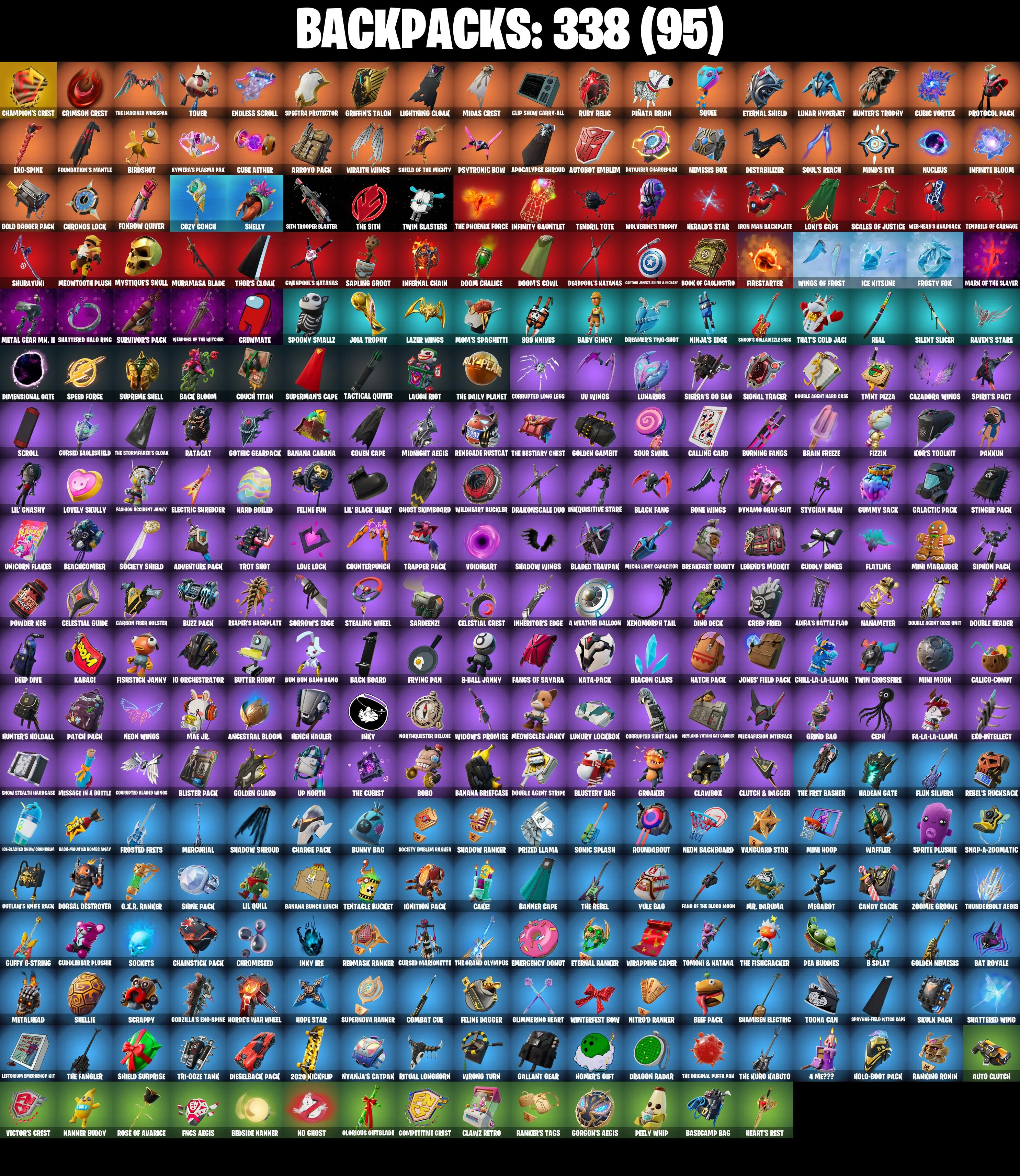 (PC/PSN) 299 SKINS π₯ Gold Midas π₯ Gold Brutus π₯ Tart Tycoon π₯ Clutch π₯ Major Lazer π₯ Grind π₯ Naruto Uzumaki π₯ Predator π₯ Menace π₯ 50 VB | PARENTAL CONTROLS β image 3