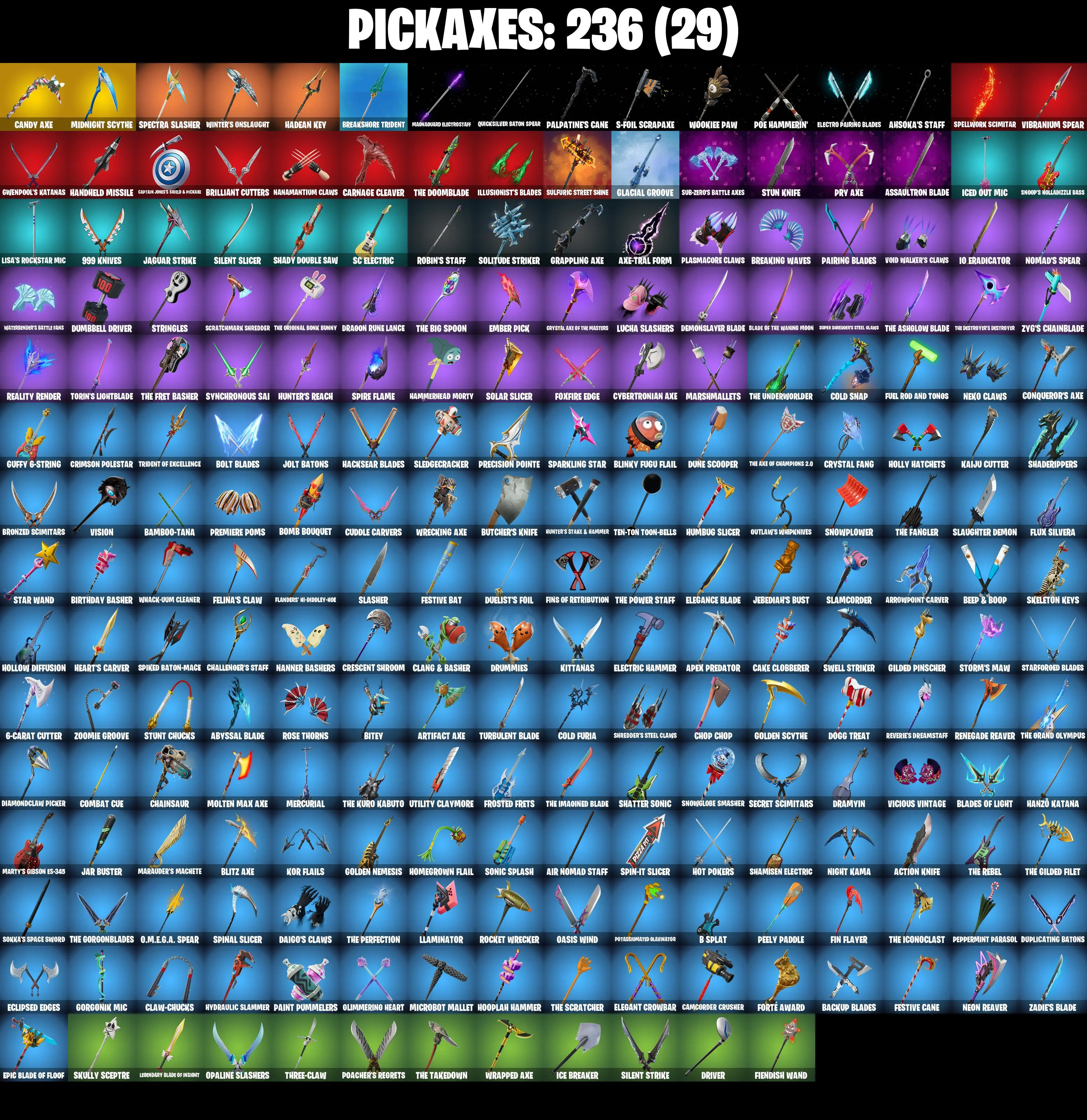 (PC/PSN/XBOX) 204 SKINS π« Renegade Raider β‘οΈ FNCS Renegade π Andromeda β‘οΈ Championship Aura π Joey β‘οΈ Kymera π Mizuki β‘οΈ Omegarok | 1400 V-Buck | PARENTAL CONTROLS β image 8