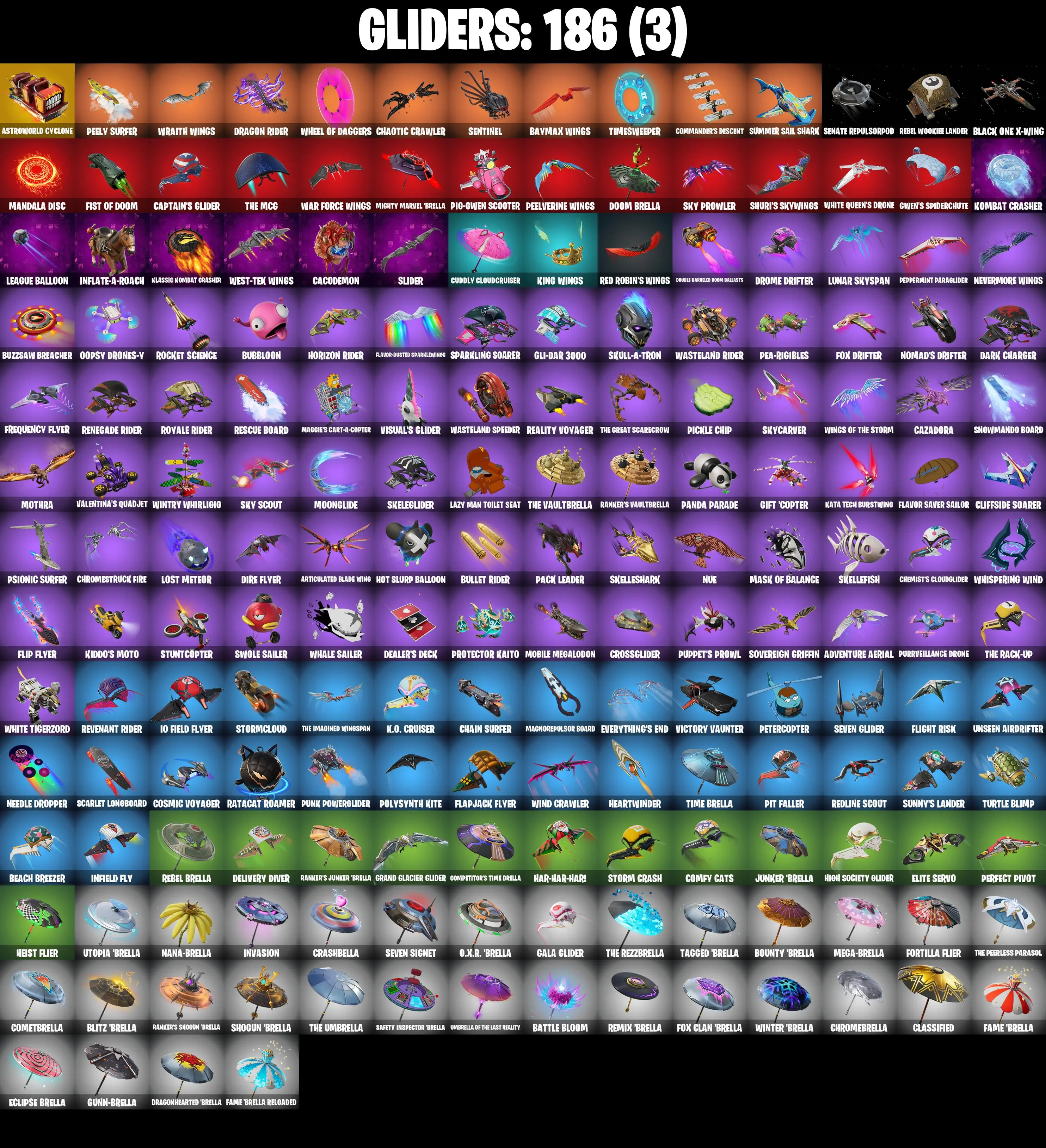 (PC/PSN/XBOX) 224 SKINS π« Recon Champion β‘οΈ Naruto Uzumaki π Torin β‘οΈ Peter Griffin π The Imagined β‘οΈ Kado Thorne π Mizuki | 150 V-Buck | PARENTAL CONTROLS β image 6