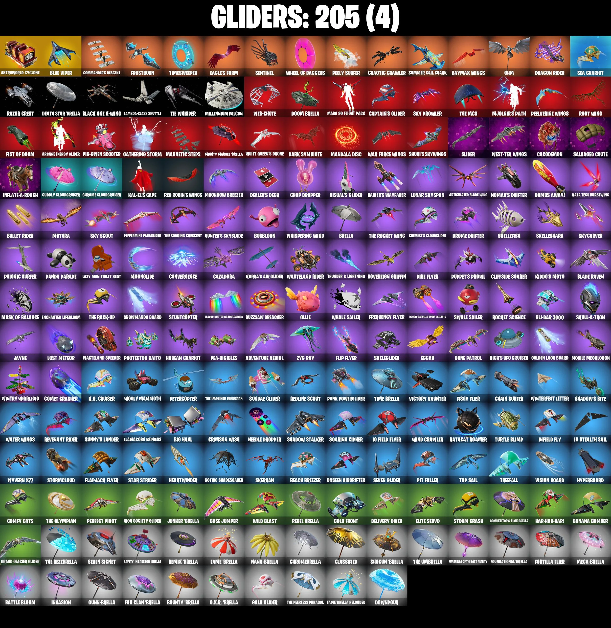 (PC/XBOX) 256 SKINS π« Gold Midas β‘οΈ Gold Brutus π Major Glory β‘οΈ Sultura π Fixer β‘οΈ Arcane Jinx π Cloud Striker | 350 V-Buck | PARENTAL CONTROLS β image 6