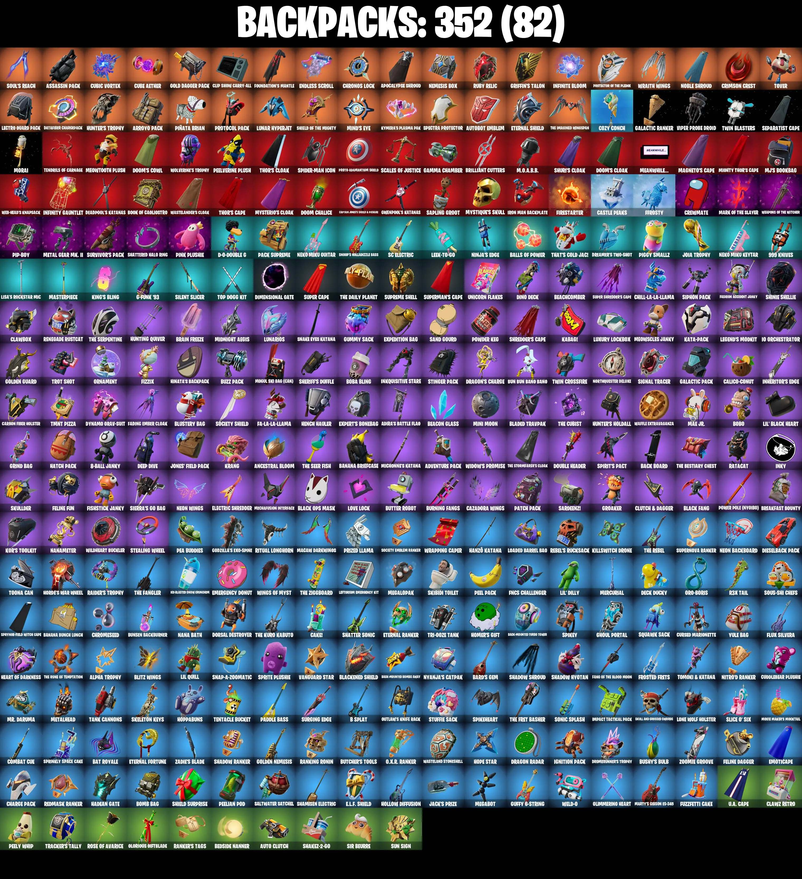 (PC/PSN/XBOX) 269 SKINS π« Gold Midas β‘οΈ Gold Brutus π Snake Eyes β‘οΈ FNCS 3:1 Champion π The Imagined β‘οΈ The Cube Queen π Predator | 200 V-Buck | PARENTAL CONTROLS β image 3