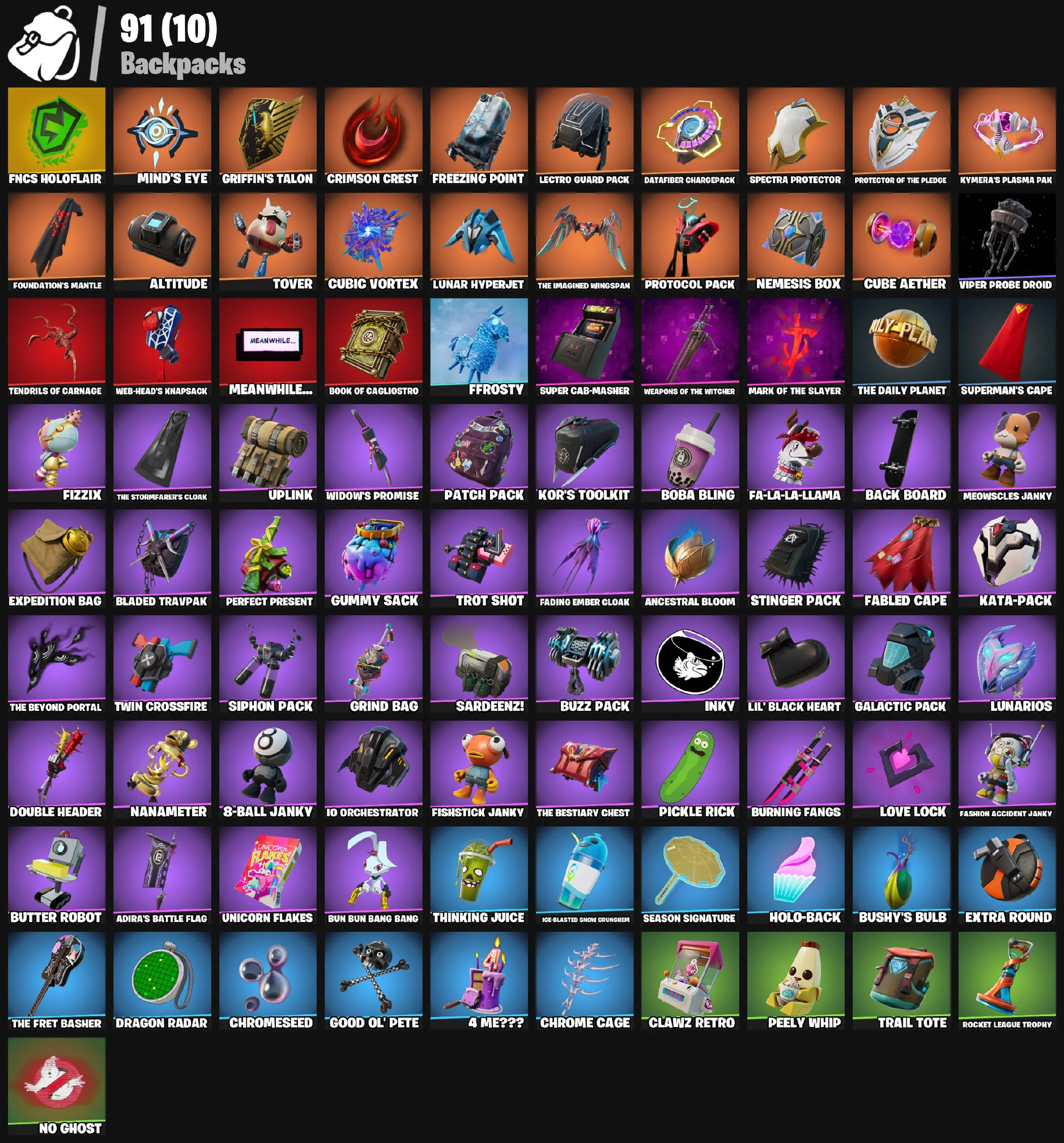 ๐ Fortnite โ๏ธ 72 SKINS (PC/PSN) ๐ฅ CHUN-LI โ๏ธ FROSTBITE ๐ฌ RICK SANCHEZ ๐ท๏ธ SPIDER-MAN ๐ DARTH VADER ๐ฉ INDIANA JONES โ๏ธ GERALT OF RIVIA ๐ก๏ธ MALIK ๐ฉ Complete Access ๐ Instant Delivery !MKG05068 โ image 4