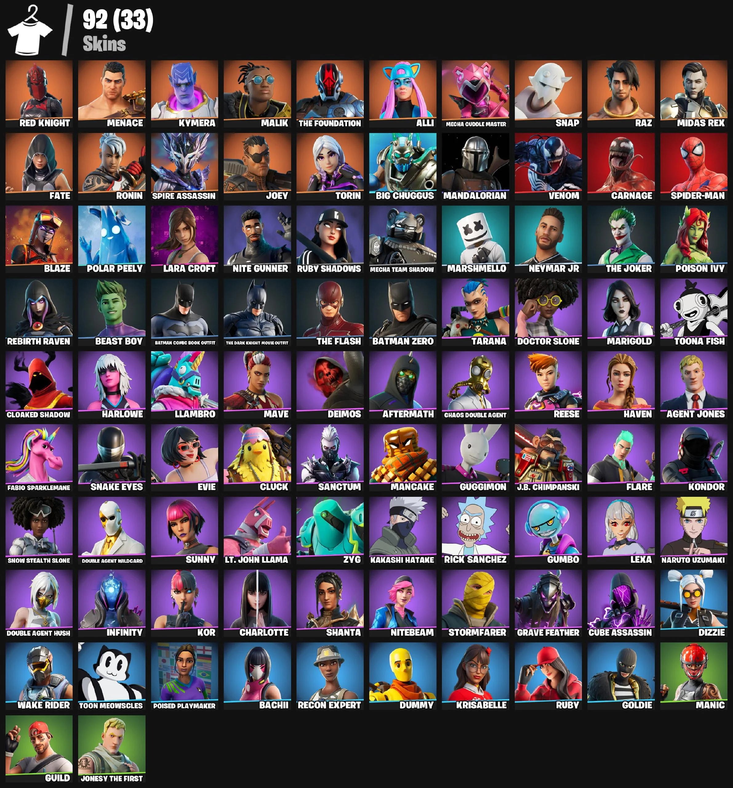 Fortnite | 91 Outfits ๐ + Rare Emote ๐ | PC/iOS/Android | Top Skins Deal! !MKG01065 โ image 3