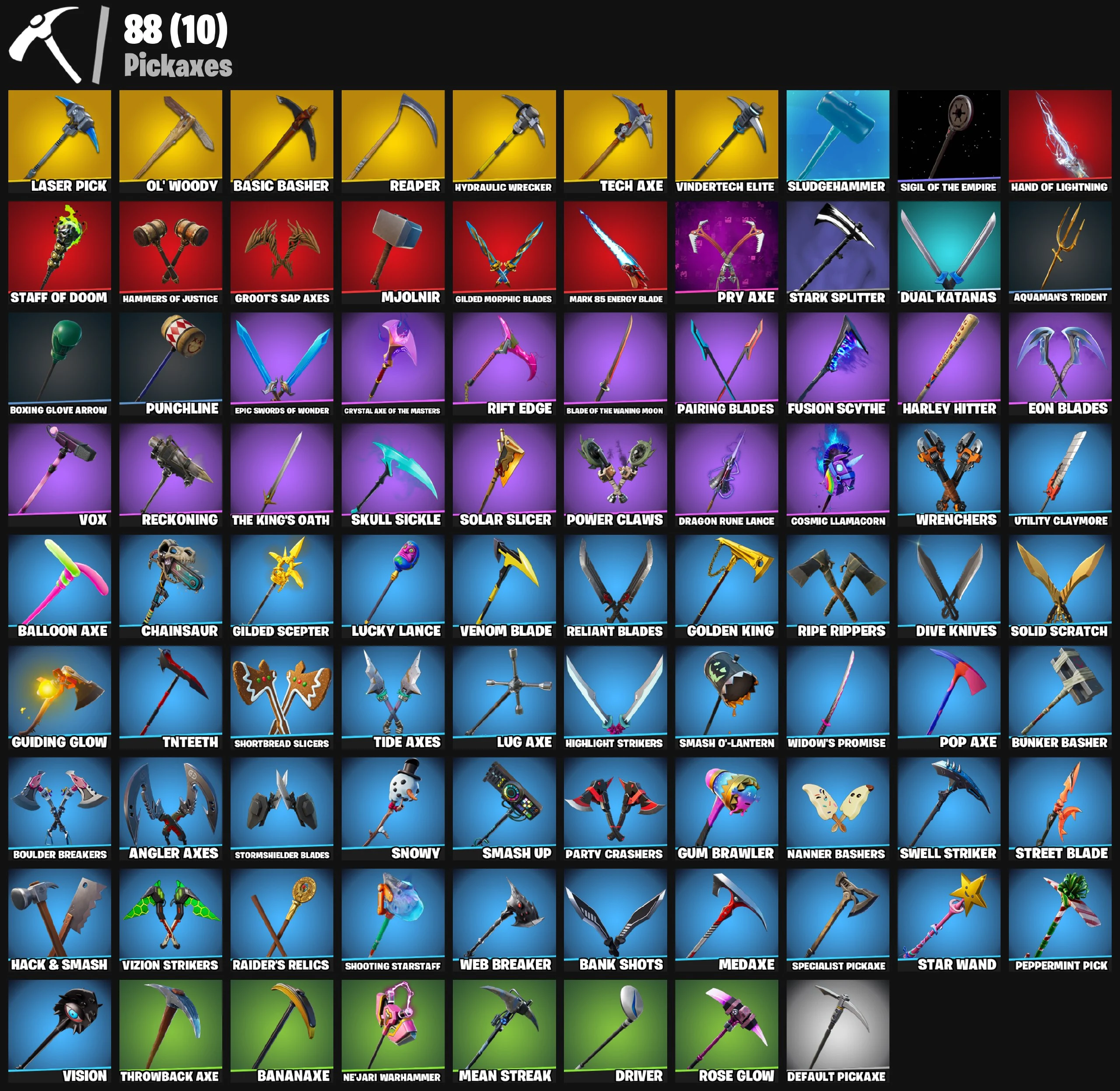Fortnite | 93 Outfits + Rare Emote | 1 Pickaxe/Backbling | PC/iOS/Android ๐๐ !MKG01063 โ image 4