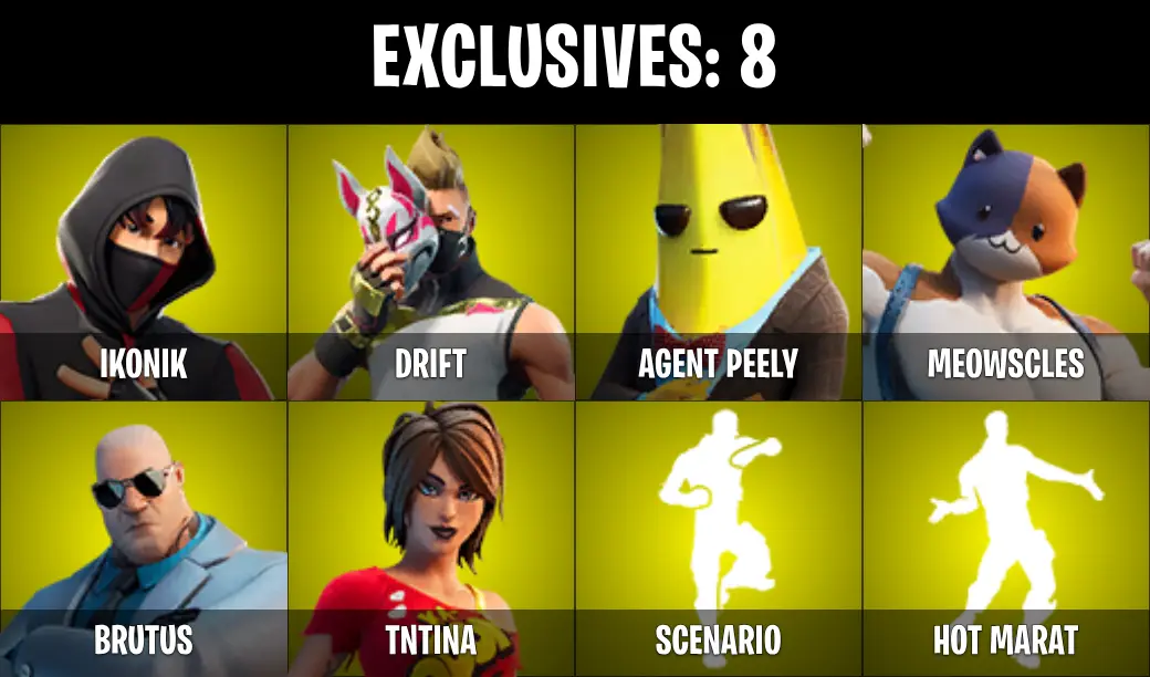 🔥PC/PSN/XBOX🔥 26 SKINS ⭐ IKONIK ⭐ TRAVIS SCOTT ⭐ ASTRO JACK ⭐ DRIFT ⭐ DEADPOOL ⭐ AGENT PEELY ⭐ MEOWSCLES ⭐ TNTINA ⭐ BRUTUS ⭐ GEAR SPECIALIST MAYA ⭐ FADE ⭐ FUSION ⭐ HOT MARAT ⭐ SCENARIO ⭐ FROZEN FEATHERS ⭐ FUSION COIL ⭐ WINGMAN ⭐ OCEAN ⭐ 250 VBUCKS ⭐