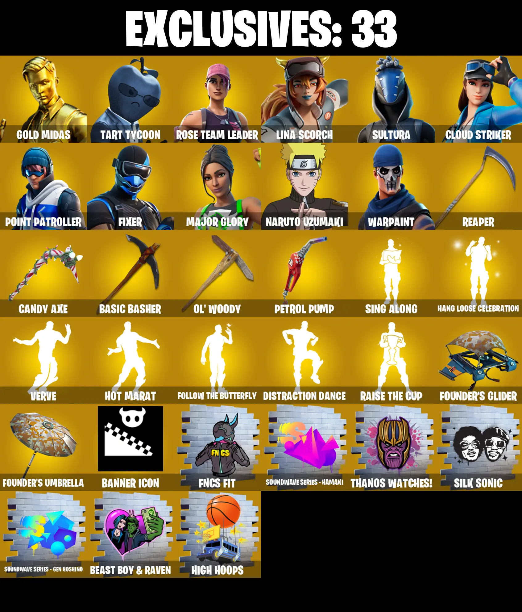 (PC/XBOX) OG STW π₯ 325 SKINS π₯ Renegade Raider π₯ Gold Midas π₯ Tart Tycoon π₯ Lina Scorch π₯ Sultura π₯ Cloud Striker π₯ 2900 VB | PARENTAL CONTROLS β image 1