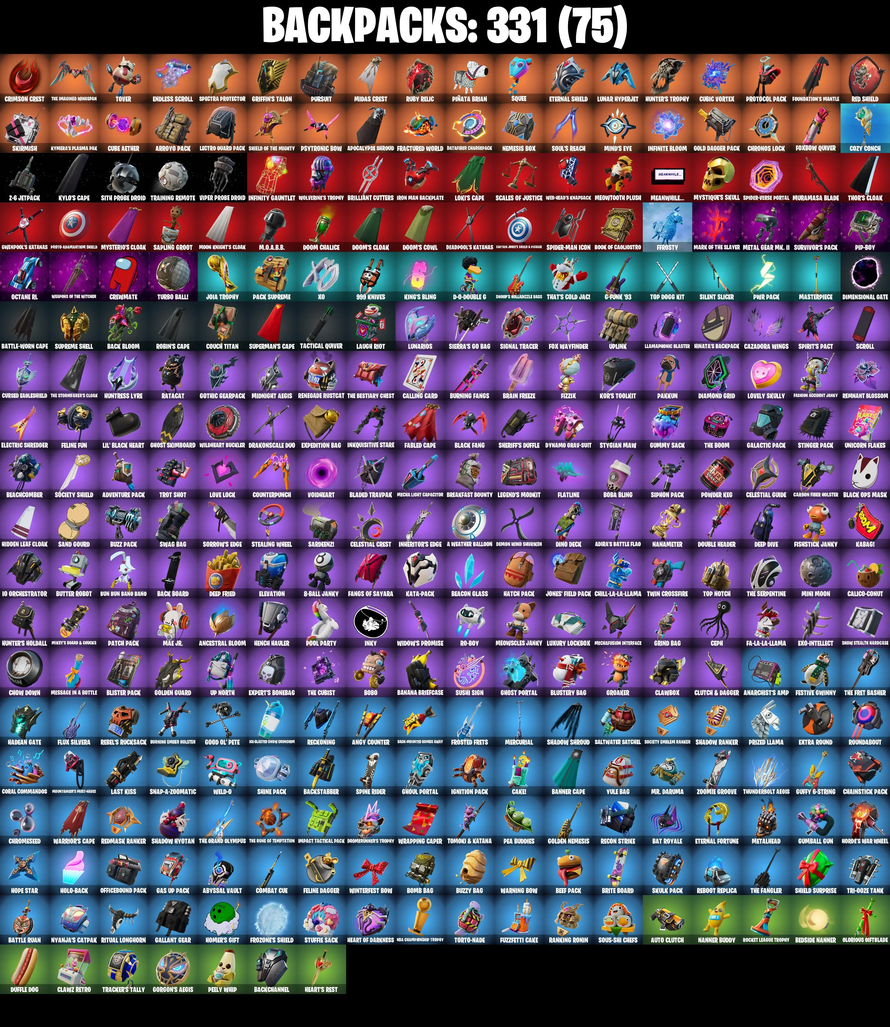 (PC/XBOX) OG STW π₯ 325 SKINS π₯ Renegade Raider π₯ Gold Midas π₯ Tart Tycoon π₯ Lina Scorch π₯ Sultura π₯ Cloud Striker π₯ 2900 VB | PARENTAL CONTROLS β image 3