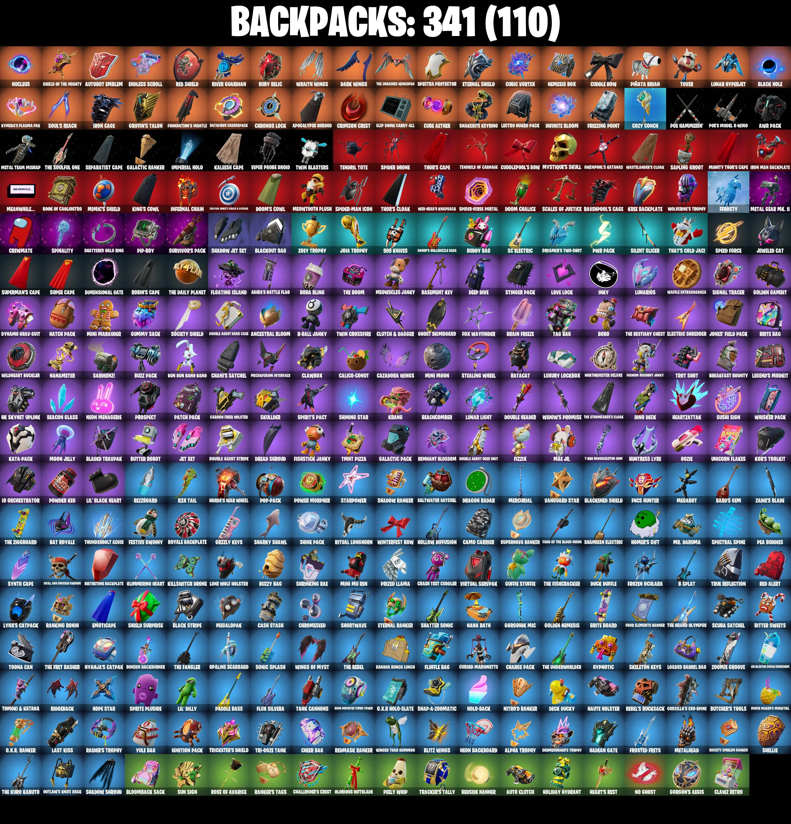 (PC/PSN/XBOX) 277 SKINS π« Renegade Raider β‘οΈ Shady Doggo π Ravage β‘οΈ The Imagined π Joey β‘οΈ Galaxy Scout π Kymera β‘οΈ Mizuki π Twyn | 450 V-Buck | PARENTAL CONTROLS β image 4