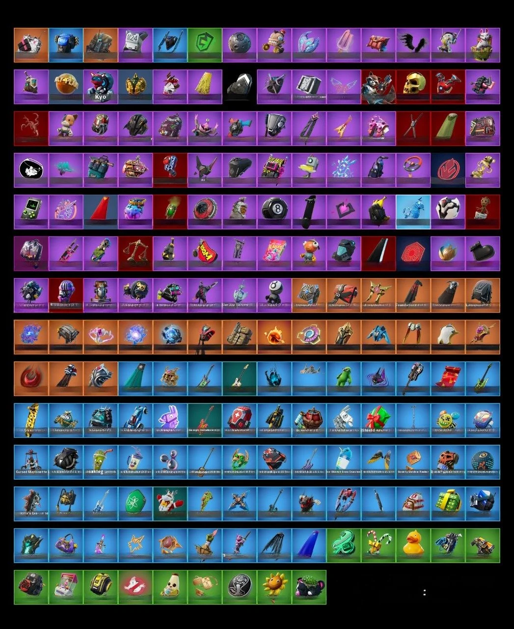 [OG + PvE] 129 Skins + 200 Epic Games | Full Access