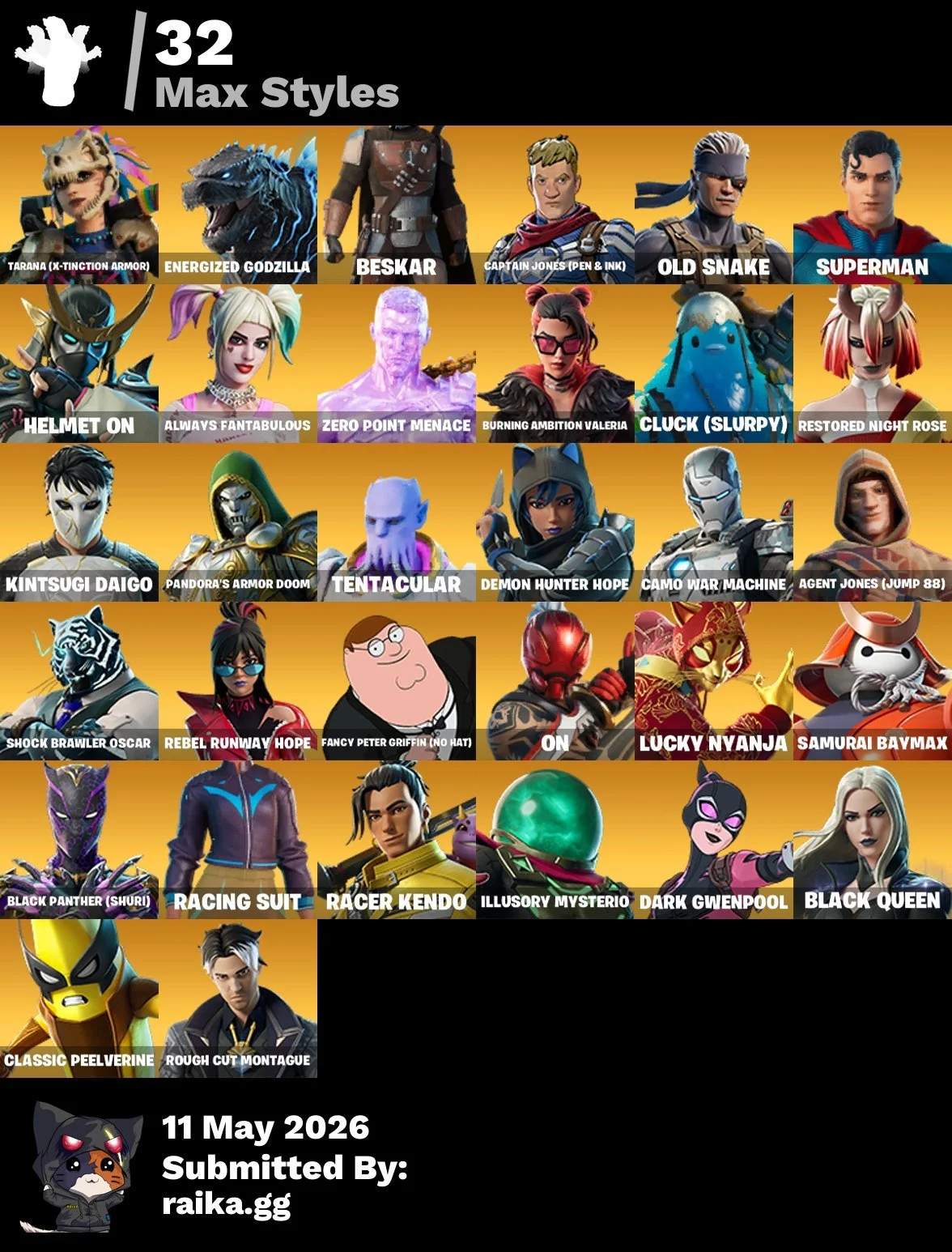 Fortnite ⸱ Skins 109 ⸱ Account Level 2551 ⸱ 5 Exclusives — image 4