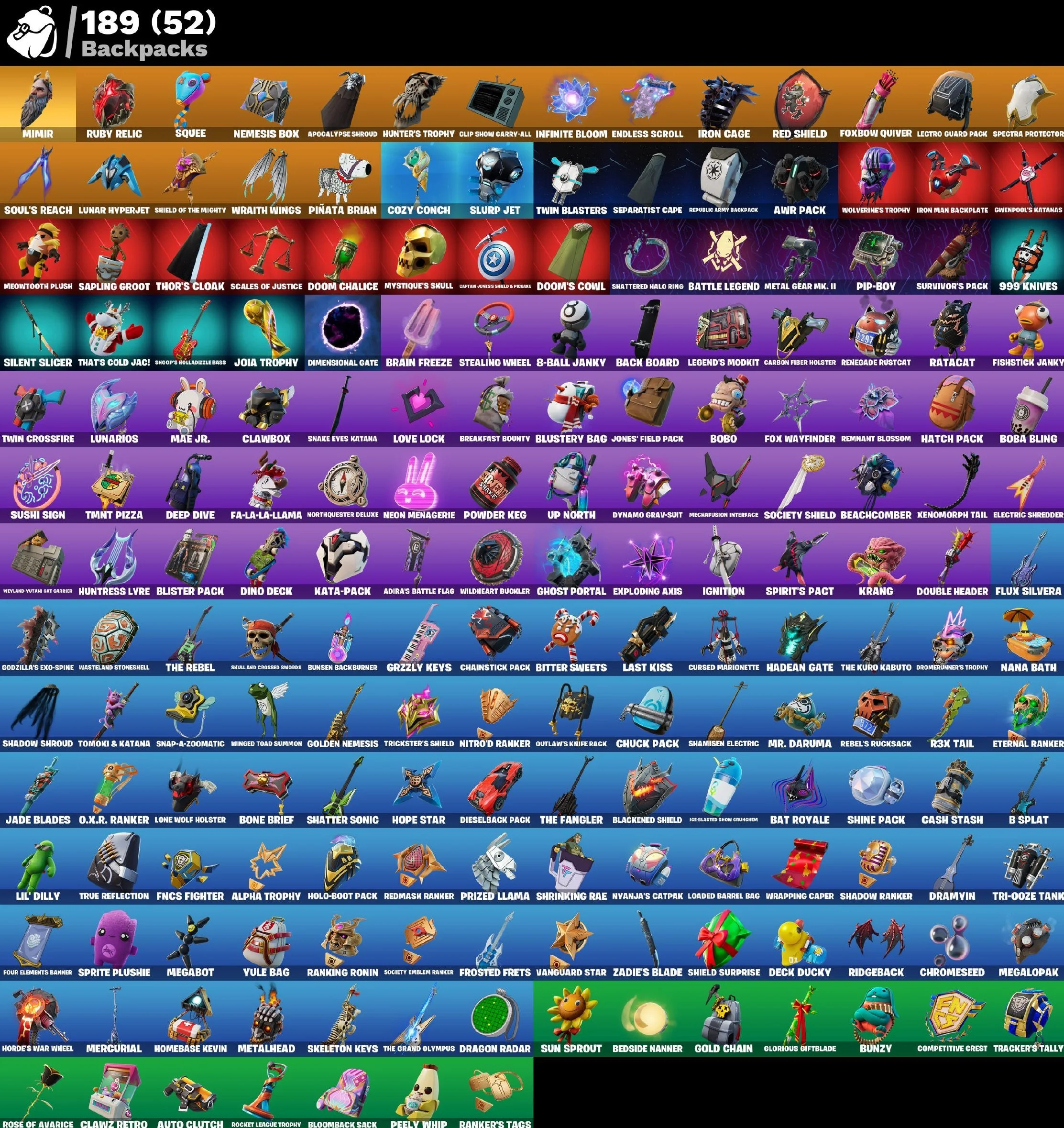 Fortnite ⸱ Level 3485 ⸱ 89 Skins ⸱ 150 V-Bucks — image 2