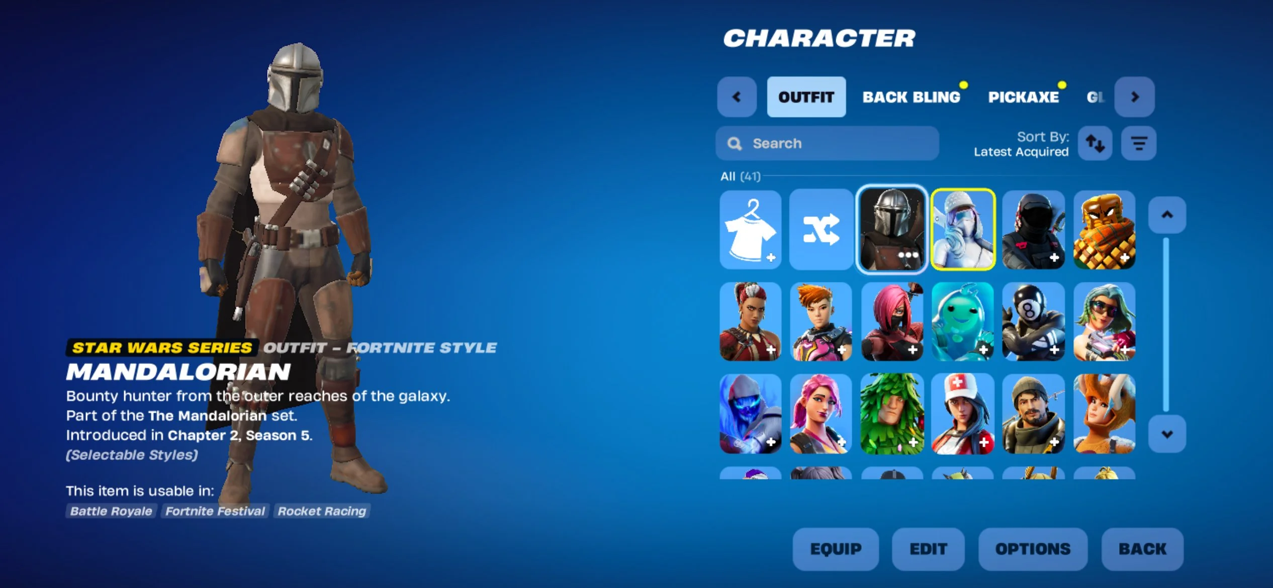 Fortnite ⸱ 39 Skins ⸱ 62 Backpacks ⸱ 45 Pickaxes — image 1