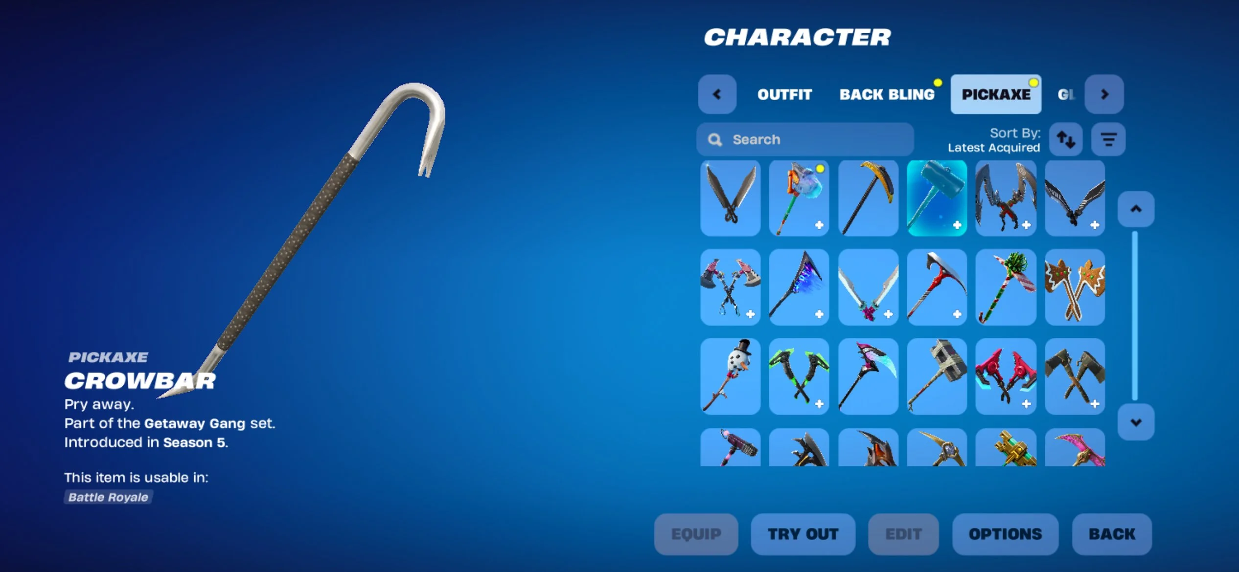 Fortnite ⸱ 39 Skins ⸱ 62 Backpacks ⸱ 45 Pickaxes — image 4