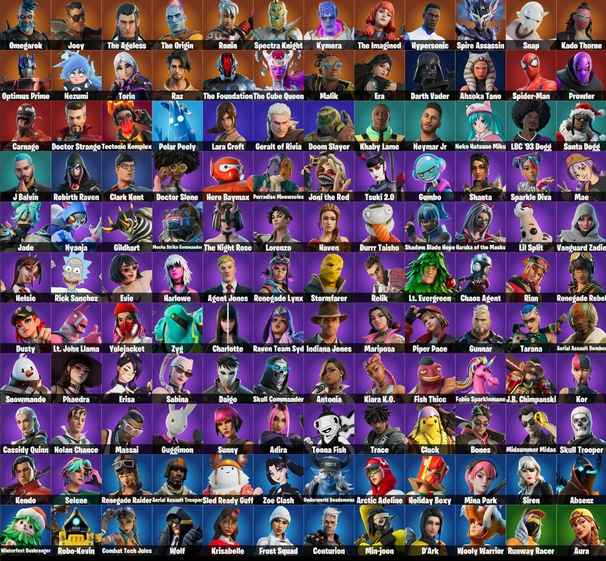 Fortnite ⸱ 132 Skins ⸱ Renegade Raider ⸱ Midsummer Midas — image 1