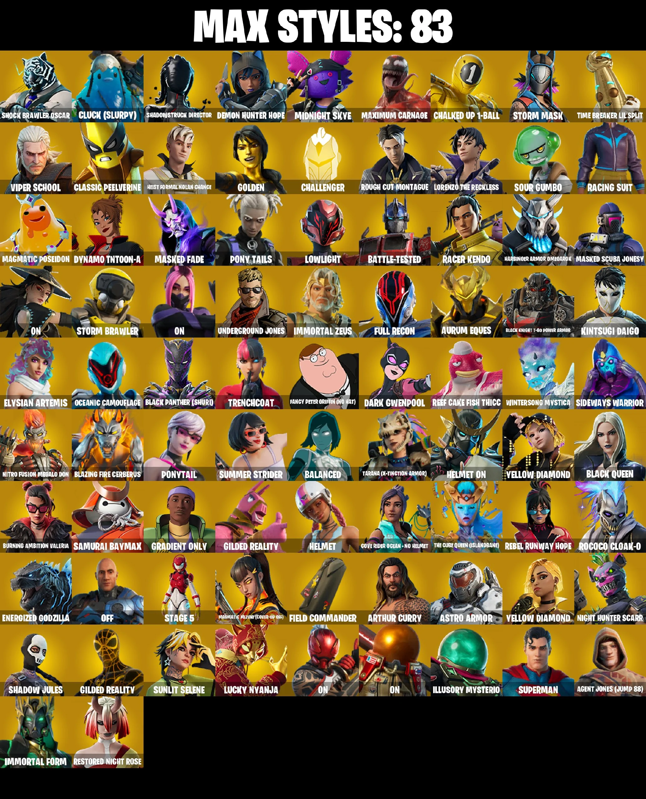 (PC/XBOX) 245 SKINS ⚡️ Renegade Raider ⚡️ Naruto Uzumaki ⚡️ Snake Eyes ⚡️ Mizuki ⚡️ Valeria ⚡️ Snap ⚡️ Oro ⚡️ Spectra Knight ⚡️ Menace ⚡️ 400 V-Buc | PARENTAL CONTROL — image 3