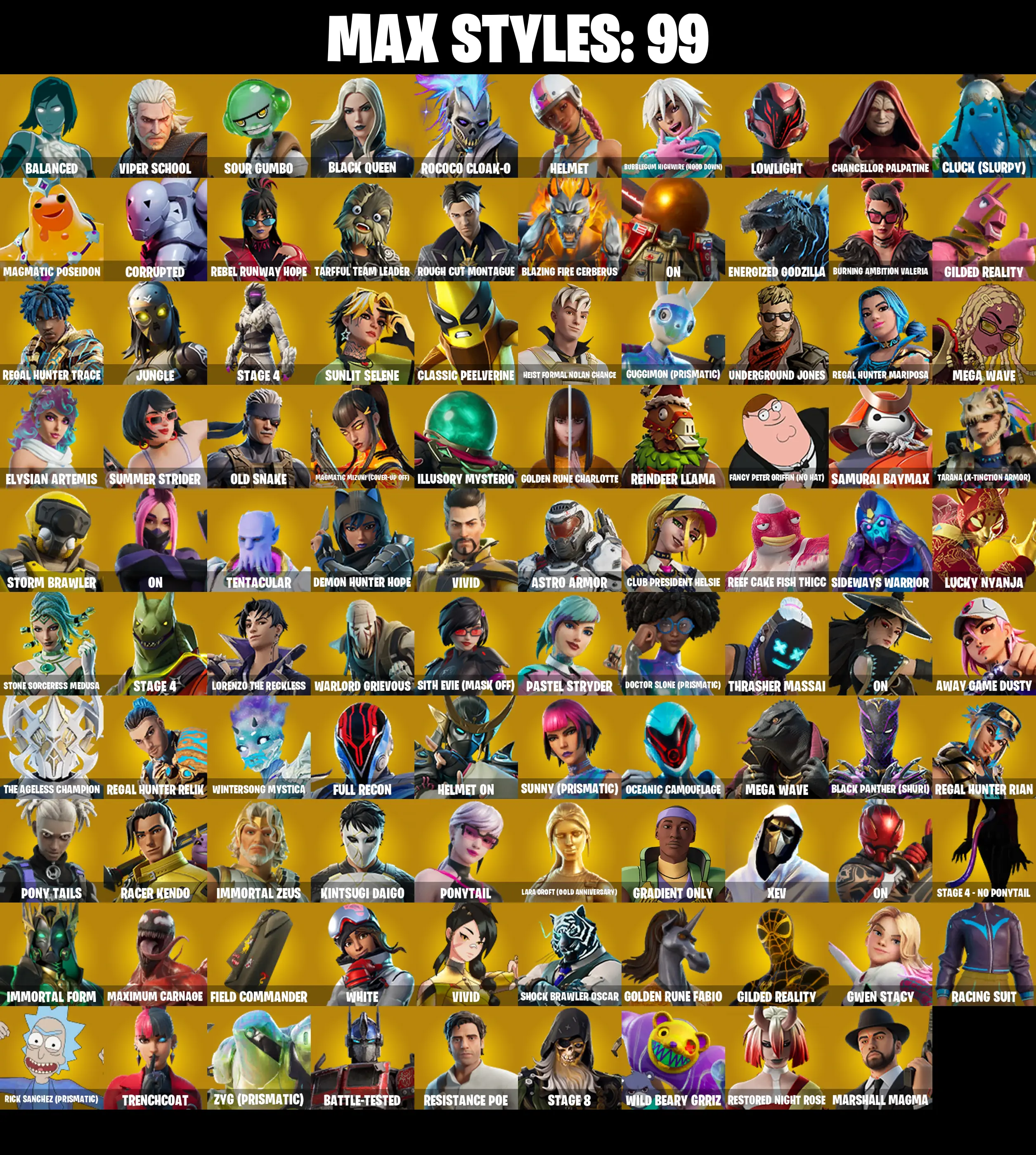 (PC/PSN/XBOX) 362 SKINS π« Renegade Raider β‘οΈ Aerial Assault Trooper π Unchained Ramirez β‘οΈ Shady Doggo π Fashion Banshee β‘οΈ Spike | 50 V-Buck | PARENTAL CONTROLS β image 3