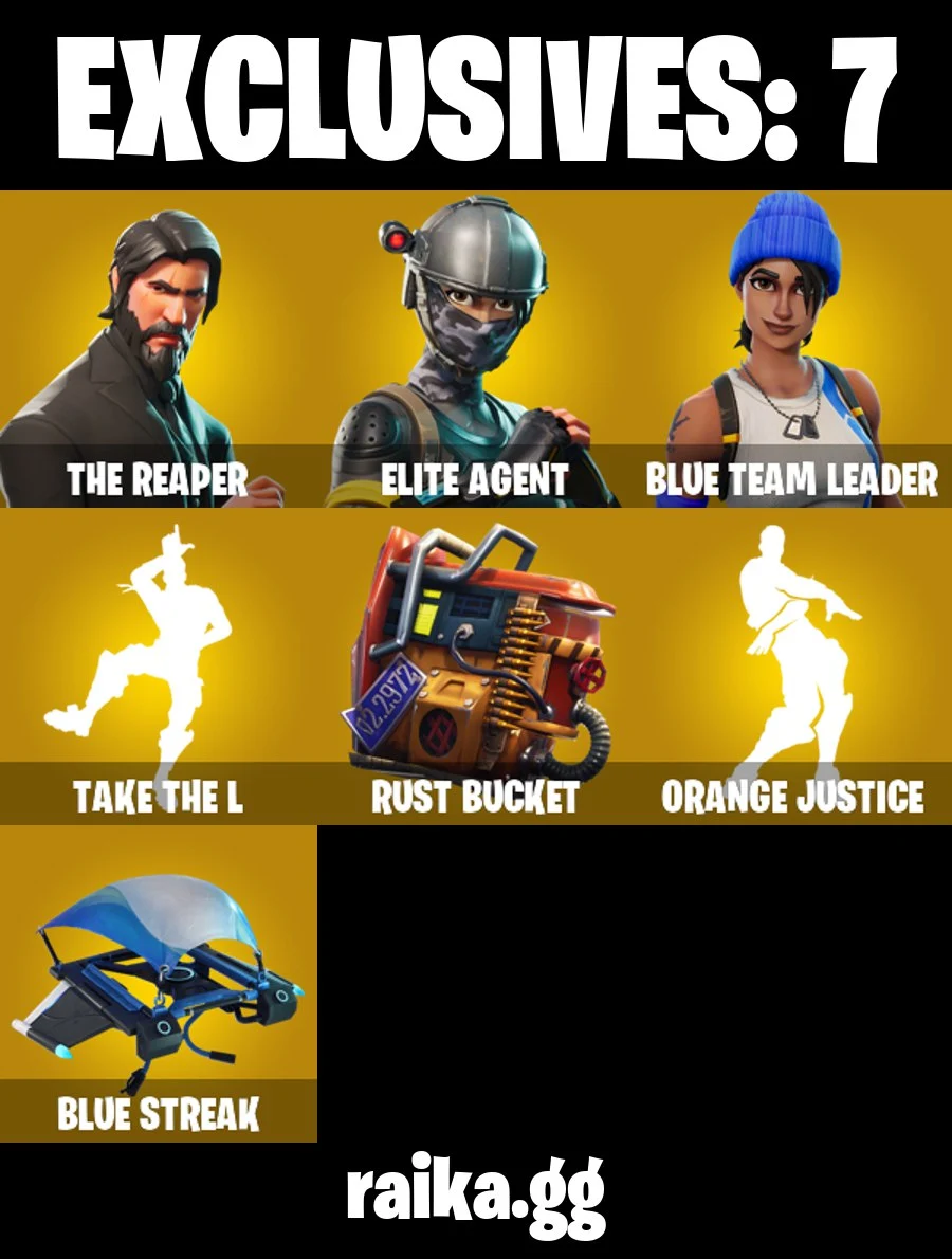 β (PSN/XBOX/PC) 22 SKINS
π The Reaper
π΅οΈ Elite Agent
π΅ Blue Team Leader
π¦Ύ Carbide
π Backlash
π Galaxy Scout
π Dark Voyager
π₯Ά Polar Peely
π€ Platinum The Weeknd β image 1