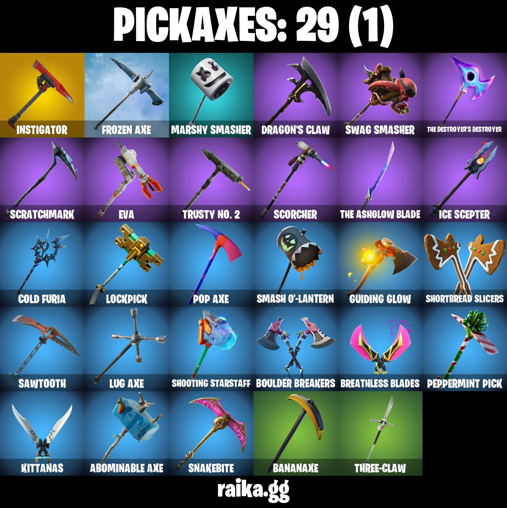 ⭐ (PSN/XBOX/PC) 32 SKINS
💀 The Reaper
🕶️ Elite Agent
🎭 Havoc
🎖️ Sub Commander
⚡ Rogue Agent
👑 Ice King (Gold)
🐾 Lynx (Stage 4 ⸱ No Ponytail)
🏴☠️ Blackheart (Stage 8) — image 5