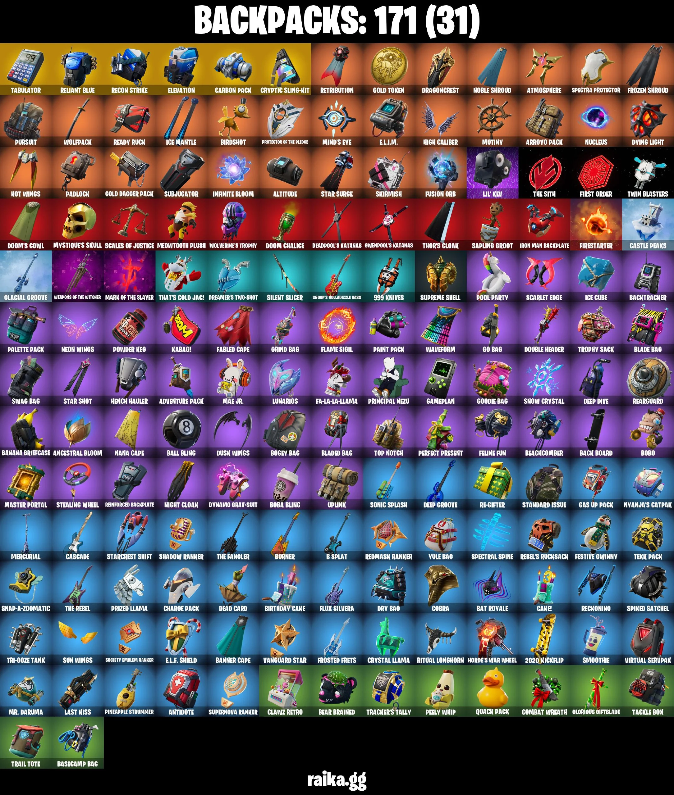 β (PSN/XBOX/PC) 140 SKINS
πͺ OG STW
β¨ GLOW
π GOLD MIDAS
π§ FIXER
π‘οΈ CARBON COMMANDO
π§ PRODIGY
π₯ LINA SCORCH
π‘οΈ SULTURA
π POINT PATROLLER
π¬ TRILOGY
βοΈ CLOUD STRIKER β image 6