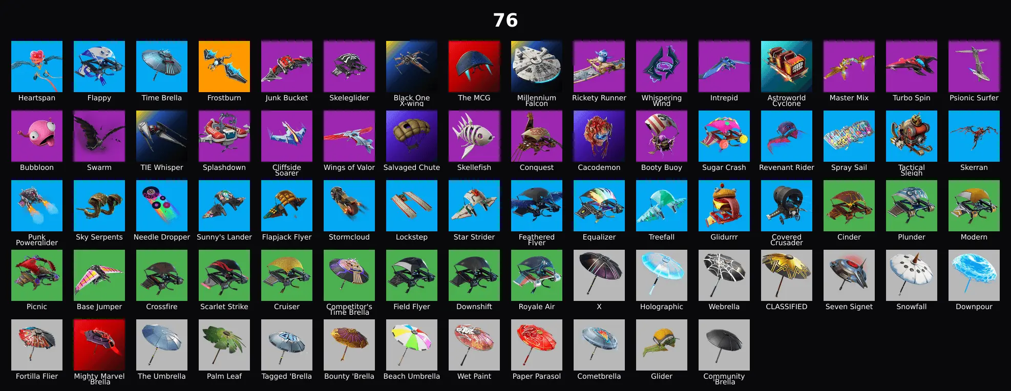 PC,PSN,XBOX 88 SKINS FA ⸱ MERRY MINT AXE ⸱ ROYALE BOMBER ⸱ NEO VERSA ⸱ TRAILBLAZER,BREAKPOINT,OMEN,SKULL RANGER ⸱ FREESTYLIN RK2170 — image 4
