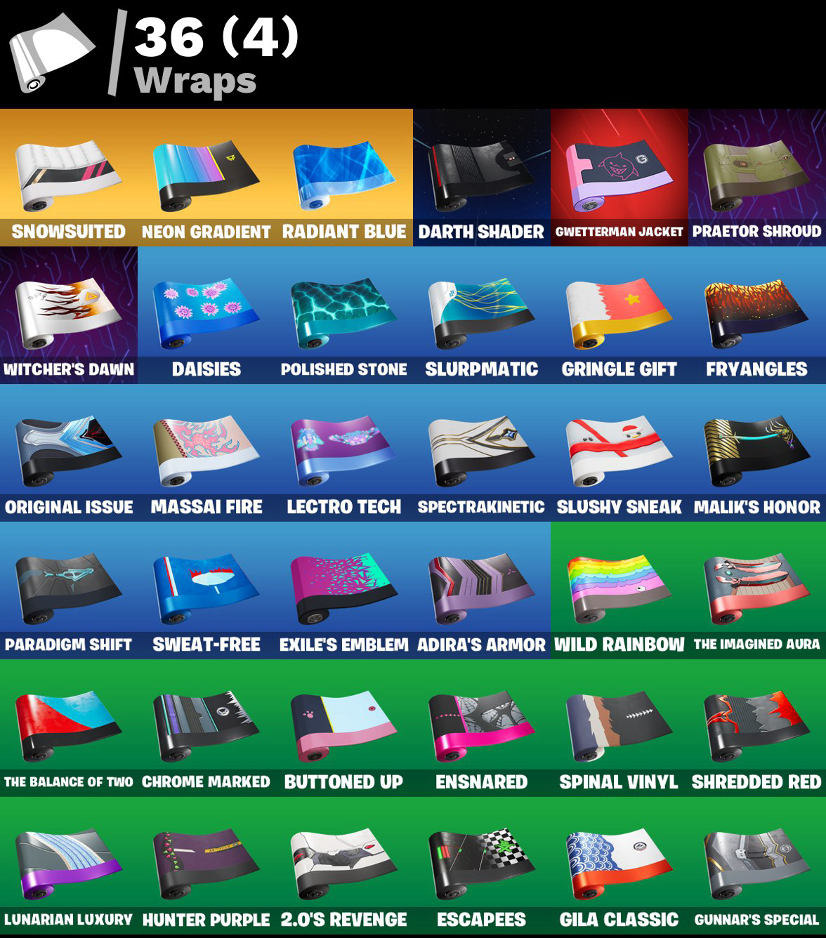 PC,PSN,XBOX 51 SKINS FA ⸱ STW ⸱ BLACK KNIGHT ⸱ REAPER ⸱ GOHAN,GERALT,SPIDER-GWEN,RED CLAW RK1336 — image 6