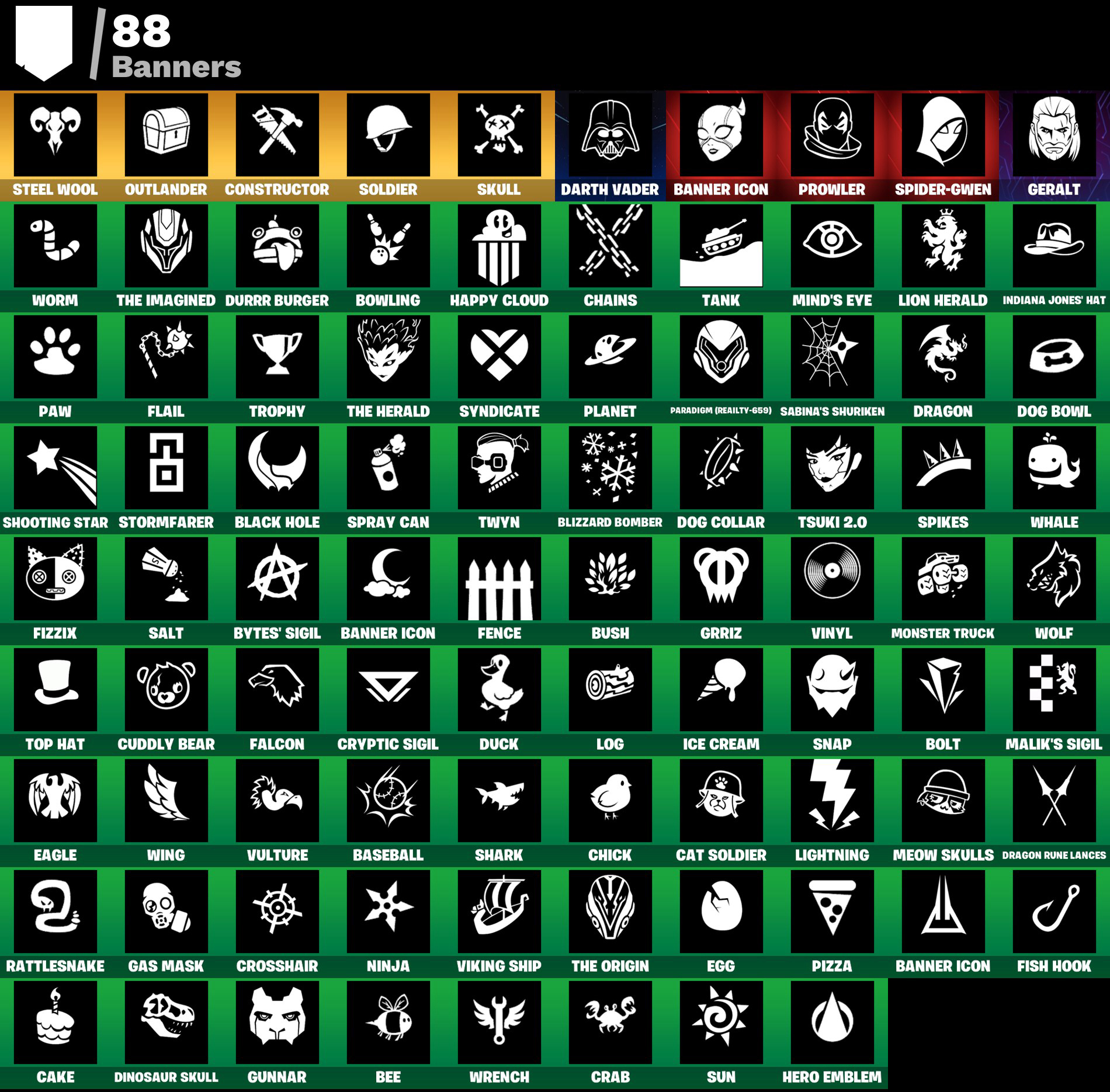 PC,PSN,XBOX 51 SKINS FA ⸱ STW ⸱ BLACK KNIGHT ⸱ REAPER ⸱ GOHAN,GERALT,SPIDER-GWEN,RED CLAW RK1336 — image 7