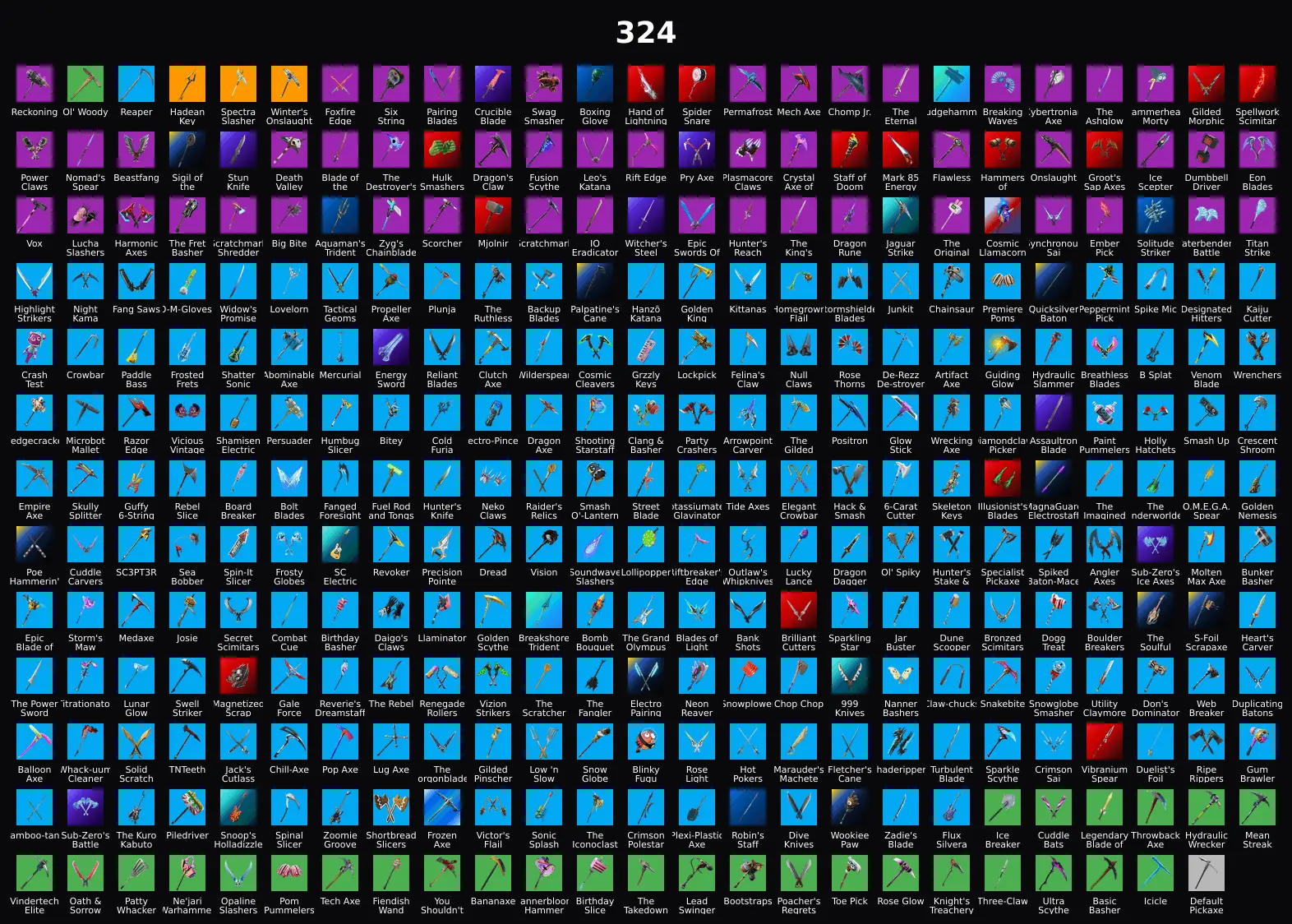 PC,PSN,XBOX 324 SKINS FA ⸱ STW ⸱ GALAXIA,OMEGA,DYNAMO DANCER,STORM,TONY STARK,CLOAKED STAR,LARA CROFT,TATSUO,BRITE BOMBER,GOLD MIDAS RK2167 — image 2