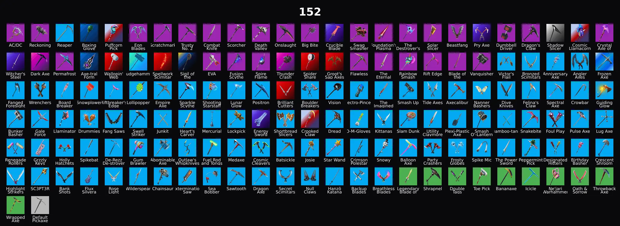 PC,PSN,XBOX 168 SKINS FA ⸱ BLACK KNIGHT ⸱ REAPER ⸱ GALAXIA,BACKLASH,VALKYRIE,SPIDER MAN,DARK BOMBER,DINO MEGAZORD,REBIRTH RAVEN,LARA CROFT RK1927 — image 2