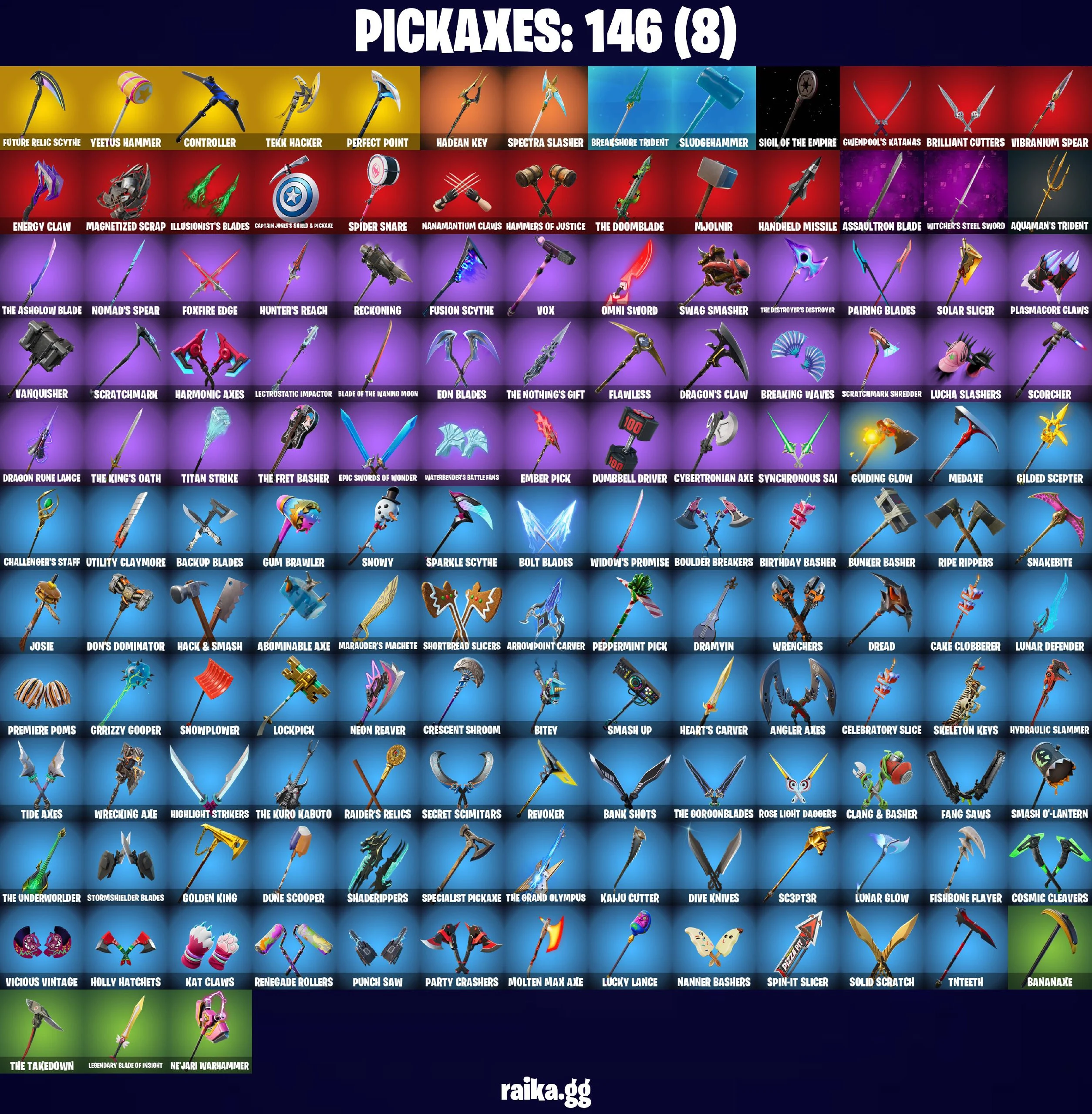 ๐ดโฆ๏ธ EXCLUSIVE OFFER โฆ๏ธ๐ด 139 skins ๐ Gold Midas ๐ Gold Brutus ๐ Trilogy ๐ Subzero Cryptic ๐ Fade ๐ Snap ๐ Calamity ๐ Fusion ๐ Optimus Prime ๐ Spectra Knight ๐ Renzo the Destroyer ๐ Zeus ๐ Hybrid ๐ Rox ๐ Lynx ๐ PC\PSN\XBOX\SWITCH ๐ โ image 4