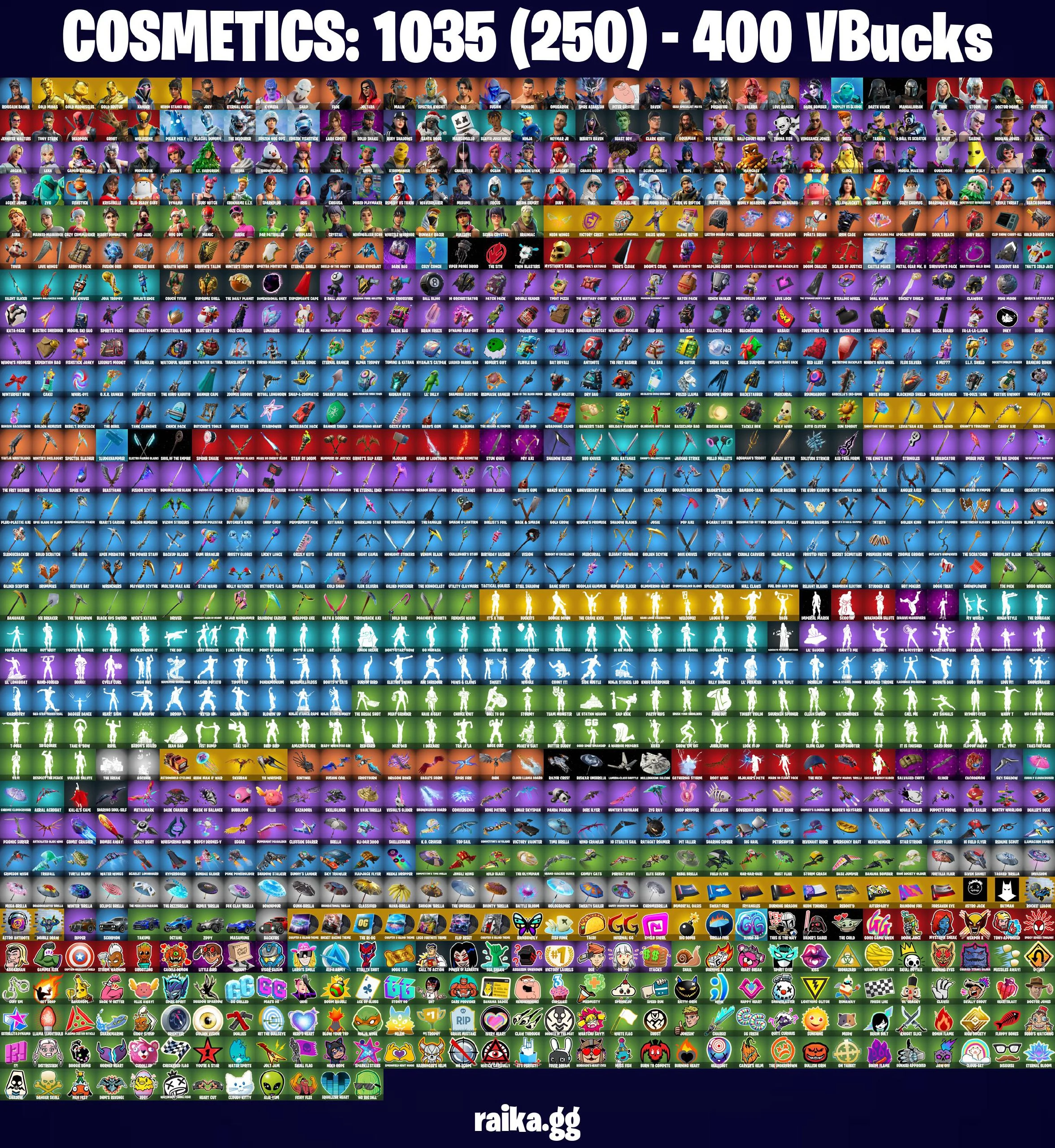 ๐ดโฆ๏ธ BEST OFFERโฆ๏ธ๐ด 149 skins ๐ Renegade Raider ๐ Gold Midas ๐ Gold Meowscles ๐ Gold Brutus ๐ Xander ๐ Heron Stance Hero ๐ Joey ๐ Eternal Knight ๐ Kymera ๐ Snap ๐ Fade ๐ Joltara ๐ Malik ๐ Spectra Knight ๐PC\PSN\XBOX\SWITCH ๐ โ image 3