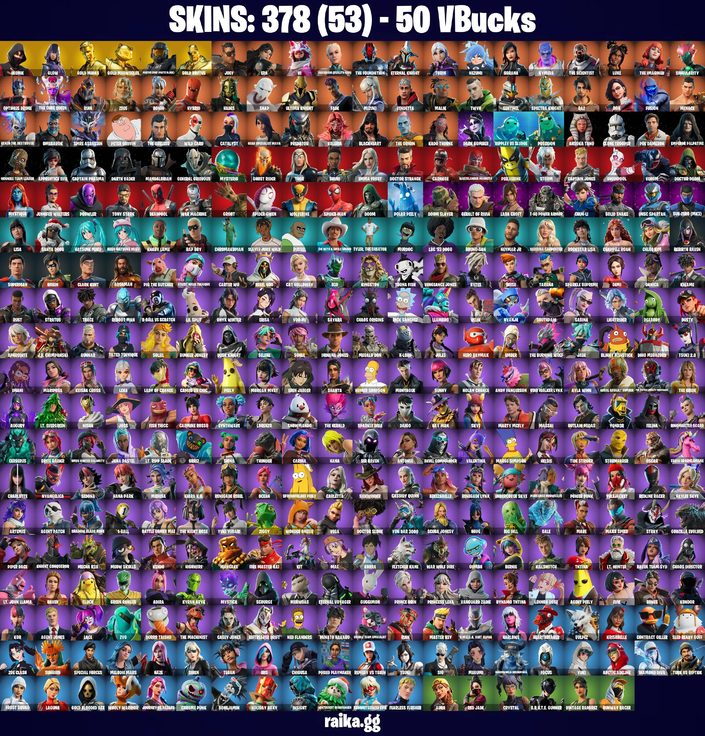 ๐ดโฆ๏ธ EXCLUSIVE ACCOUNT โฆ๏ธ๐ด 378 skins ๐ IKONIK ๐ Glow ๐ Gold Midas ๐ Gold Meowscles ๐ Master Chief (Matte Black) ๐ Gold Brutus ๐ Joey ๐ Era ๐ Vi ๐ Paradigm (Reality-659) ๐ The Foundation ๐ Eternal Knight ๐ PC\PSN\XBOX\SWITCH ๐ โ image 2