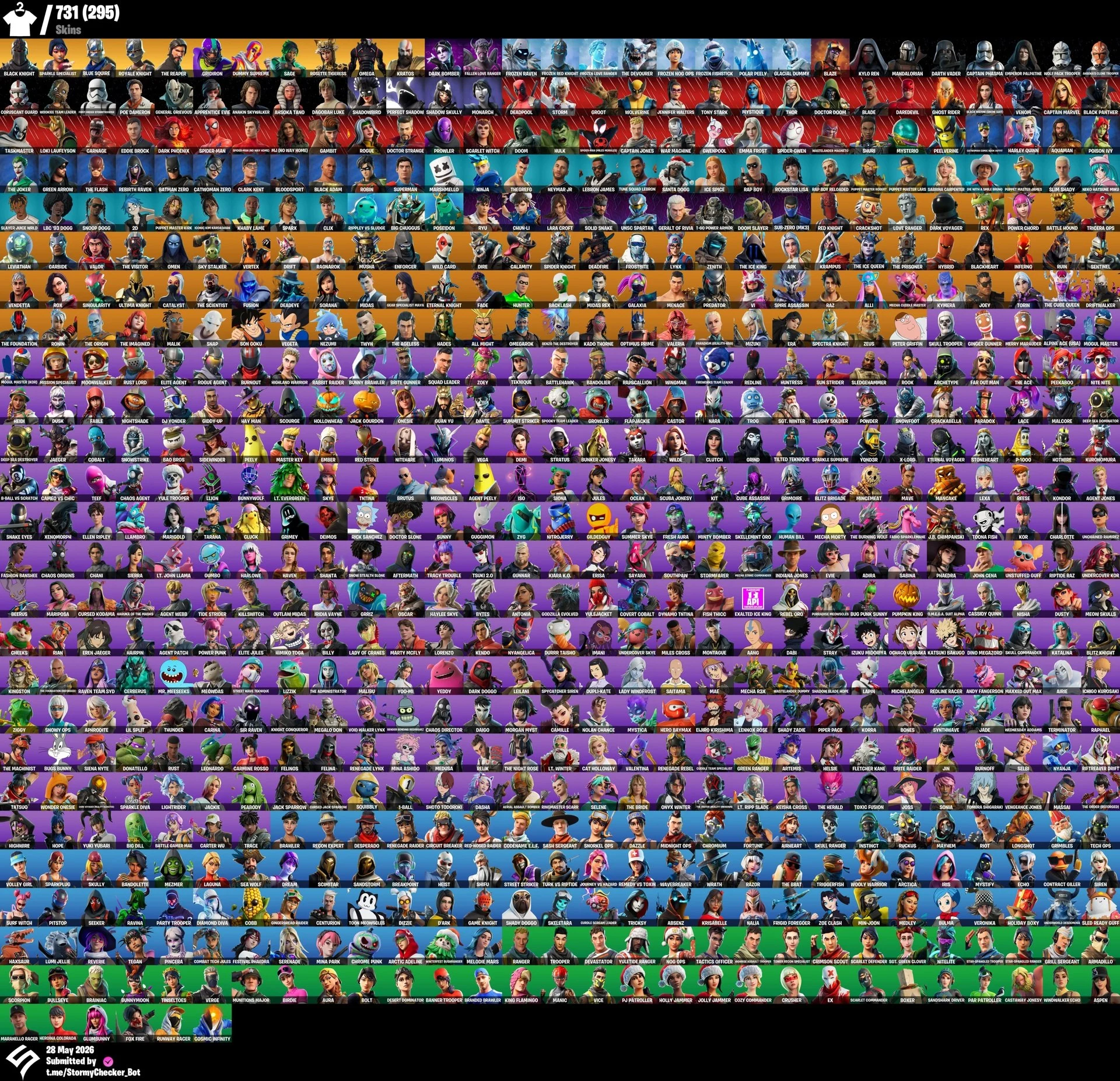 ⚡️PC/PSN/XBOX⚡️731 Skins 💎 634 Emotes 💎 Black Knight 💎 Sparkle Specialist 💎 Floss 💎 Take The L 💎 Leviathan Axe 💎 AC/DC 💎 The Reaper 💎 Omega Max 💎 Gold Kratos 💎 Get Griddy 💎 Backlash 💎 Chun-Li 💎 Shady Doggo 💎 Renegade Raider 💎 250 VB — image 2